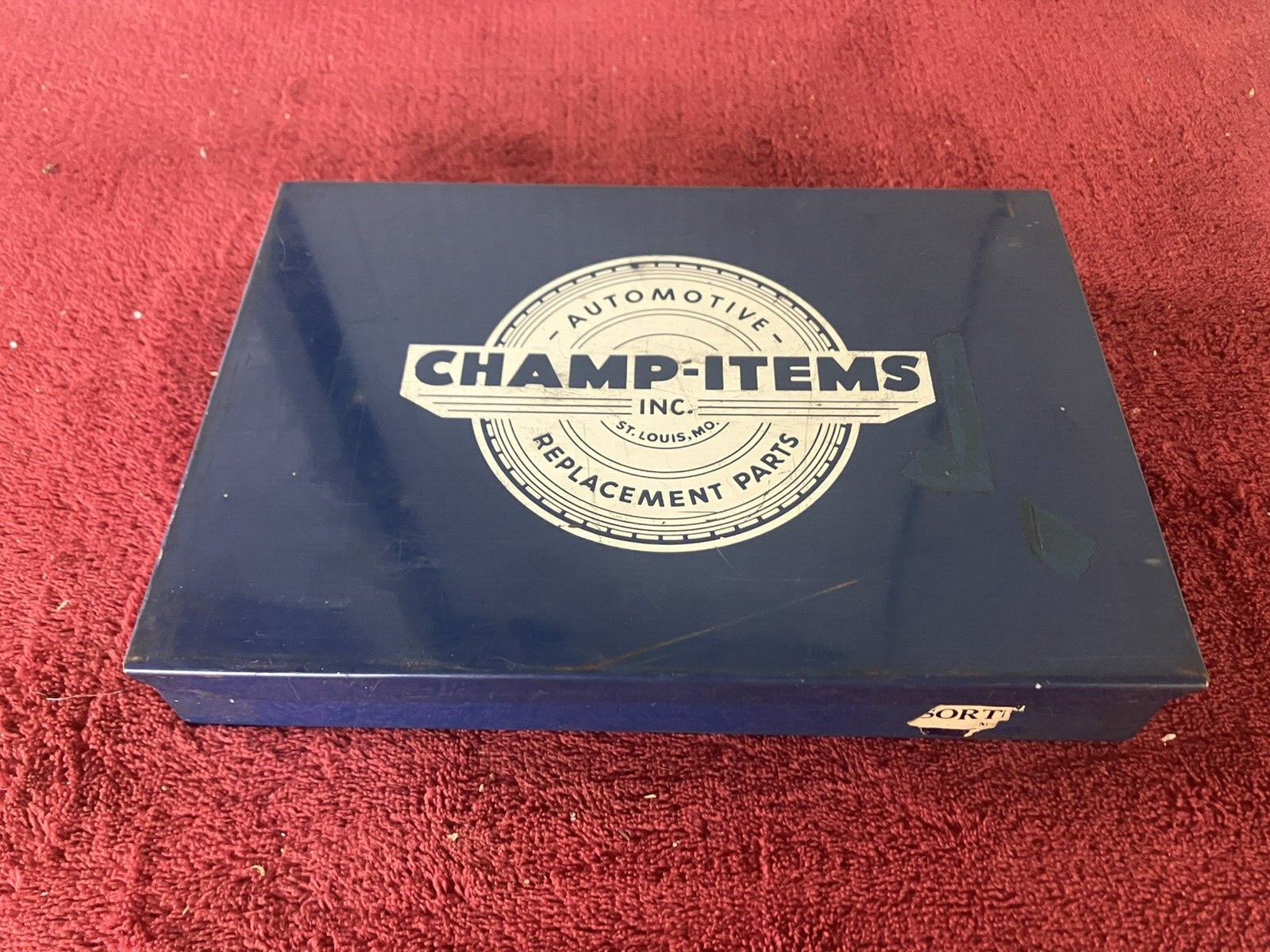 Vtg. Champ Items Inc. Automotive Replacement Parts St. Louis Mo. Box--Free Ship