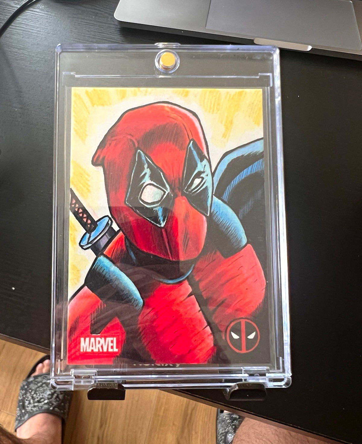 2025 Topps Marvel Deadpool Chrome Original Sketch 1/1