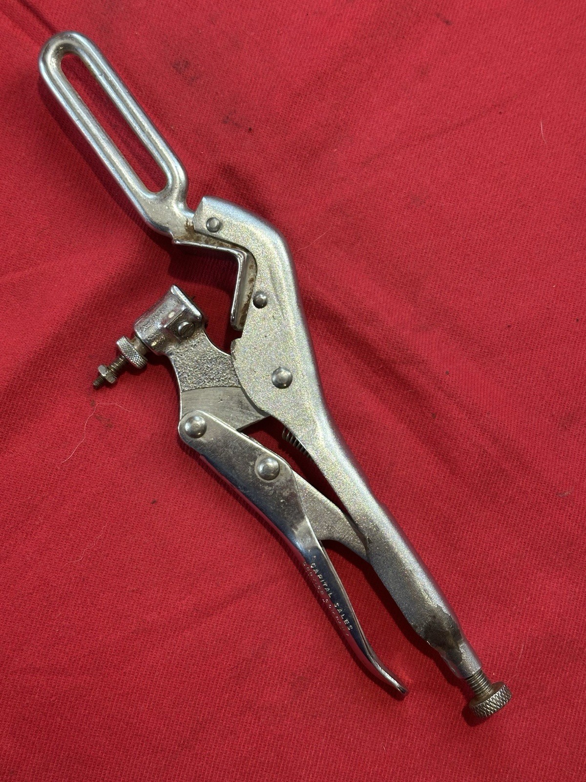 Vintage Jones 2-Way Adjustable Wire Cable Strippers Vise Grip Pliers USA MADE