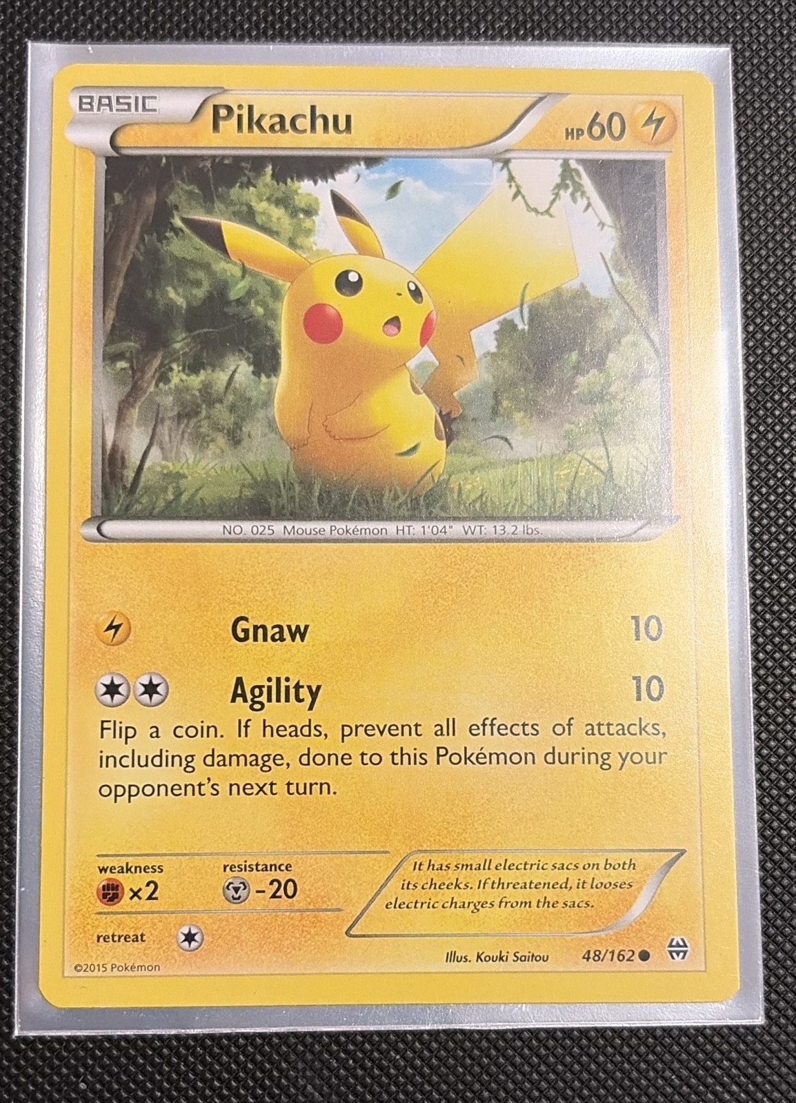 Pikachu 48/162 Breakthrough Regular Pikachu 48/162 Breakthrough Regular
