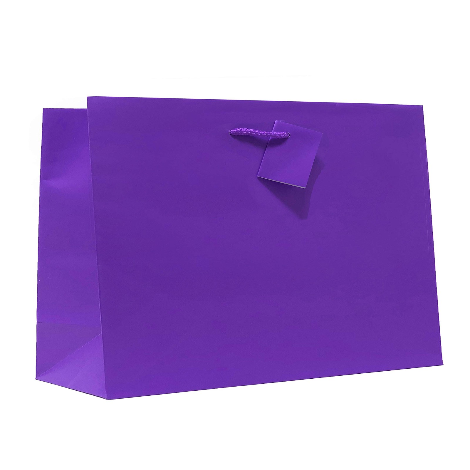 allgala 12 Pack Purple Gift Bags 16x12x6 with Handles