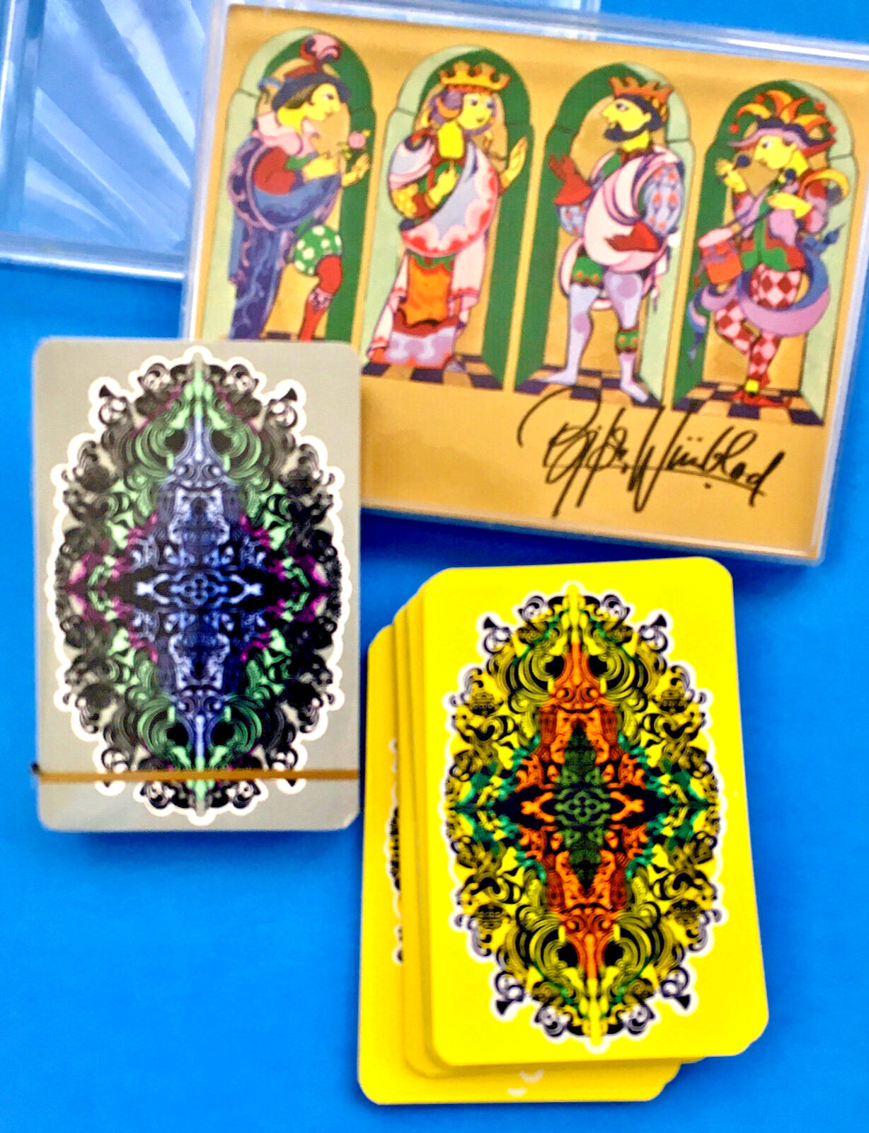 Playing Cards Bjorn Wiinblad For Piatnik, Danish 2-Deck Set, 1 Deck Sealed
