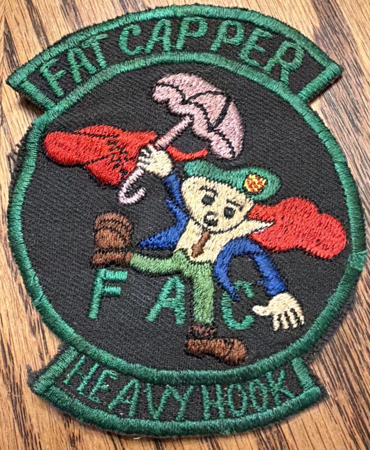 RARE original Fat Capper Heavy Hook Special Forces Vietnam cut edge no glow