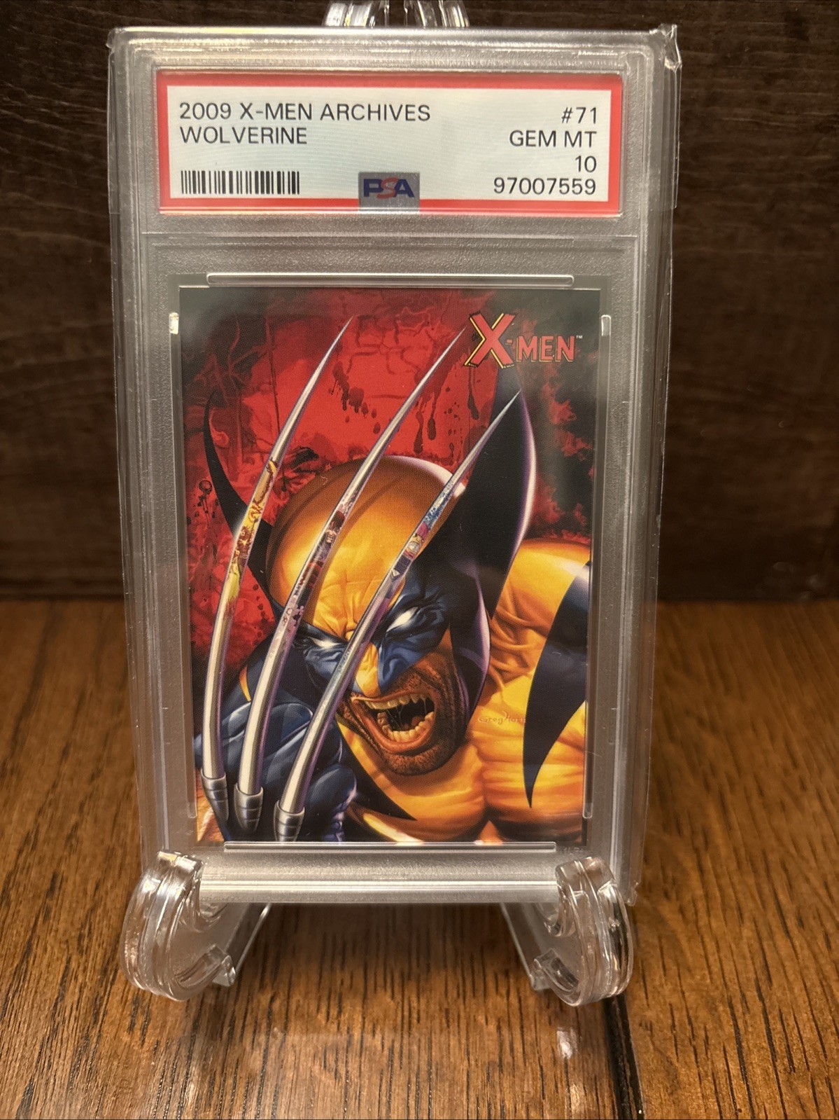 Rittenhouse 2009 Marvel X-Men: Archives Card Wolverine #71 PSA 10: Low Pop 36 🔥 Rittenhouse 2009 Marvel X-Men: Archives Card Wolverine #71 PSA 10: Low Pop 36 🔥