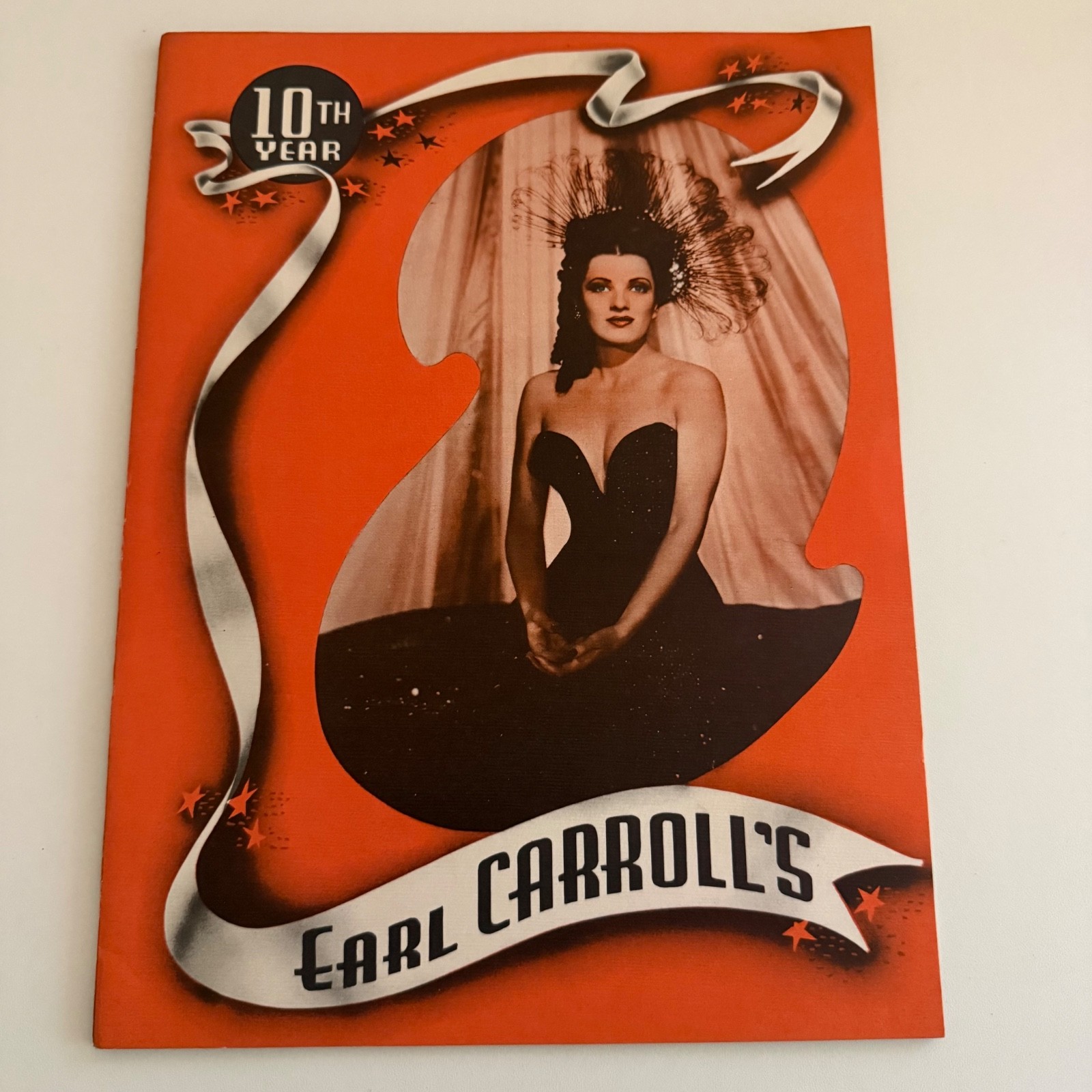 Vtg 1948 Program Earl Carroll\'s Vanities Theatre Restaurant Hollywood 10th Year Vtg 1948 Program Earl Carroll\'s Vanities Theatre Restaurant Hollywood 10th Year