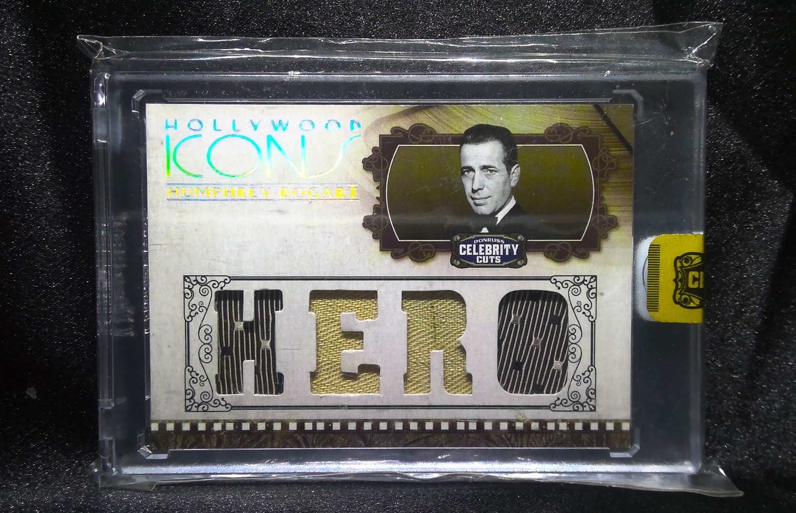 2008 Donruss Celebrity Cuts Humphrey Bogart Hollywood Icons Gold Relic  23/25