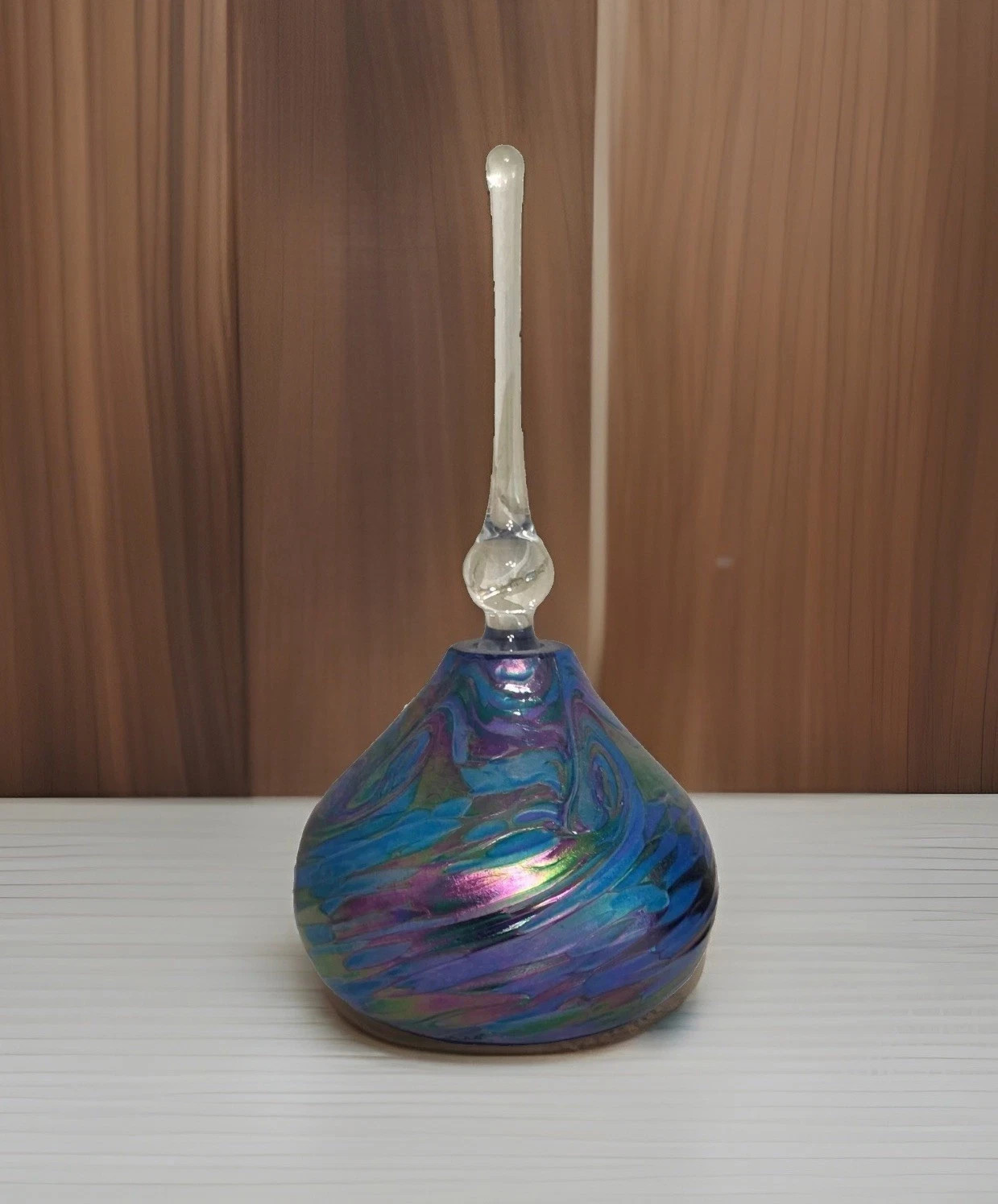 1998 N Vance New Orleans Nuance Art Glass Perfume Bottle New Dreams Signed