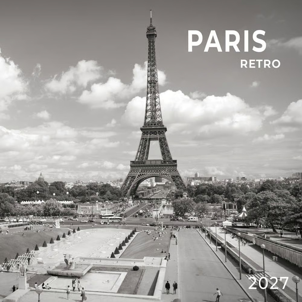 Tushita Publishing,  Paris Retro 2027 Wall Calendar