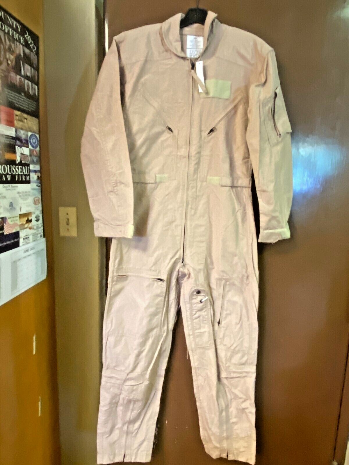 New Tan CWU-27/P Flyers Coveralls (Flight Suit) - 50 Long