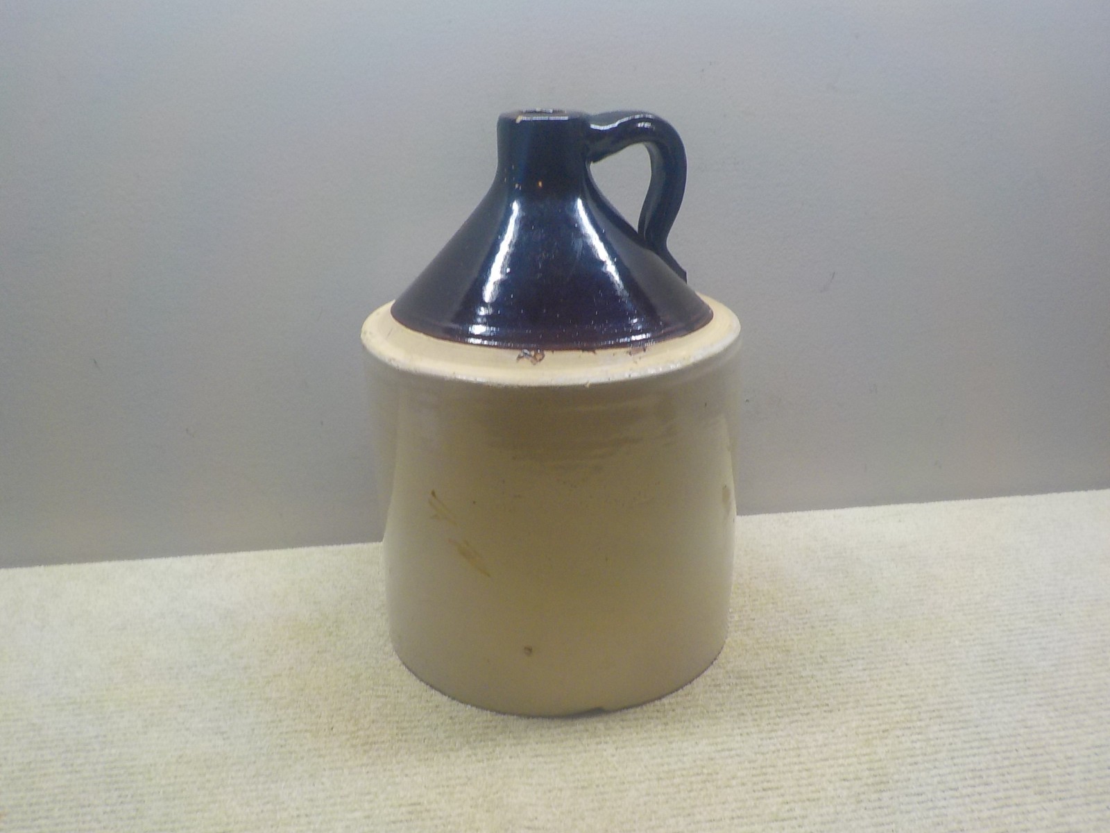 Antique Two Gallon Two Tone Crock Jug Stoneware Moonshine Whiskey