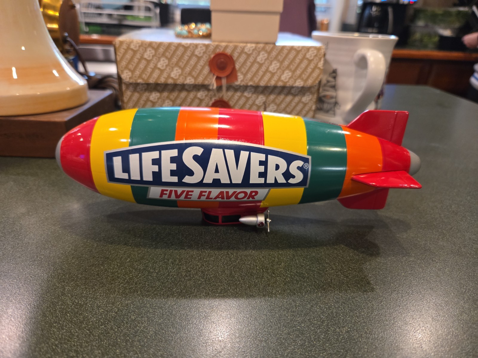 Vintage 1996 Liberty Classics Life Savers Candy Blimp Replica Bank