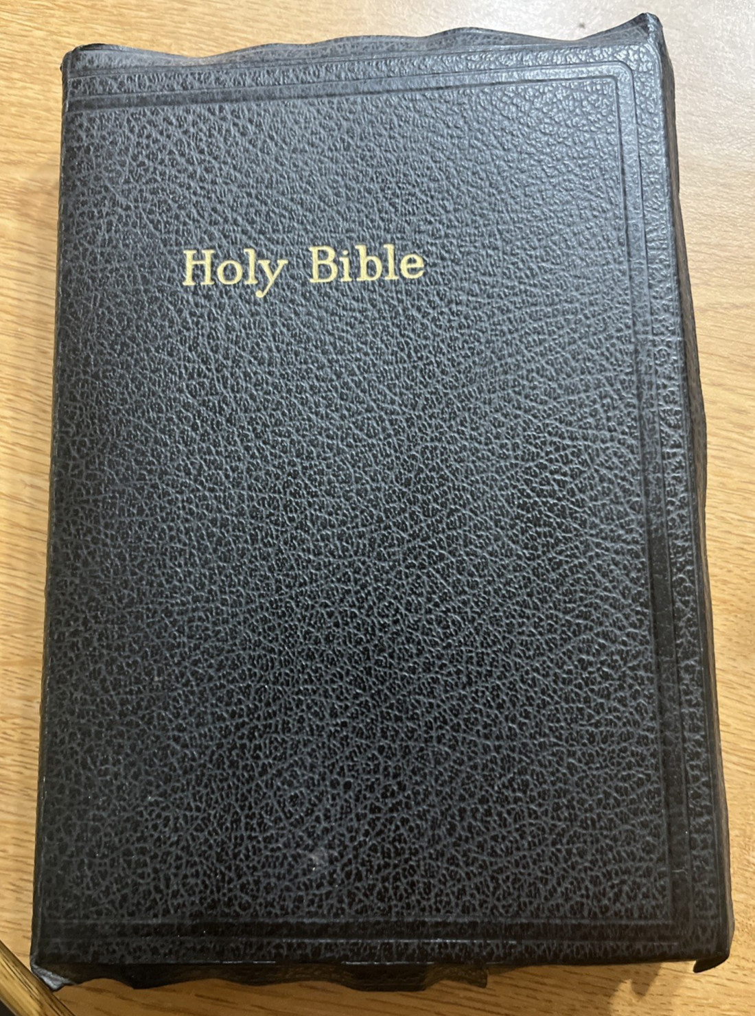 VTG 1950s Era HOLY BIBLE King James Version KJV World Publishing