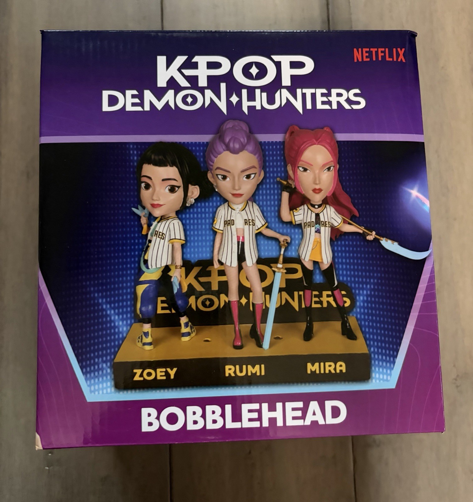 San Diego Padres KPop Demon Hunters Bobblehead Theme Item 9/19/ 2026 NEW In Hand