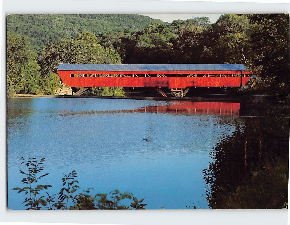 Taftsville Covered Bridge Taftsville Vermont USA F-353807