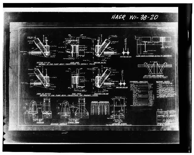20. Photocopy original drawing, dated November 12, 1929, entitled historic