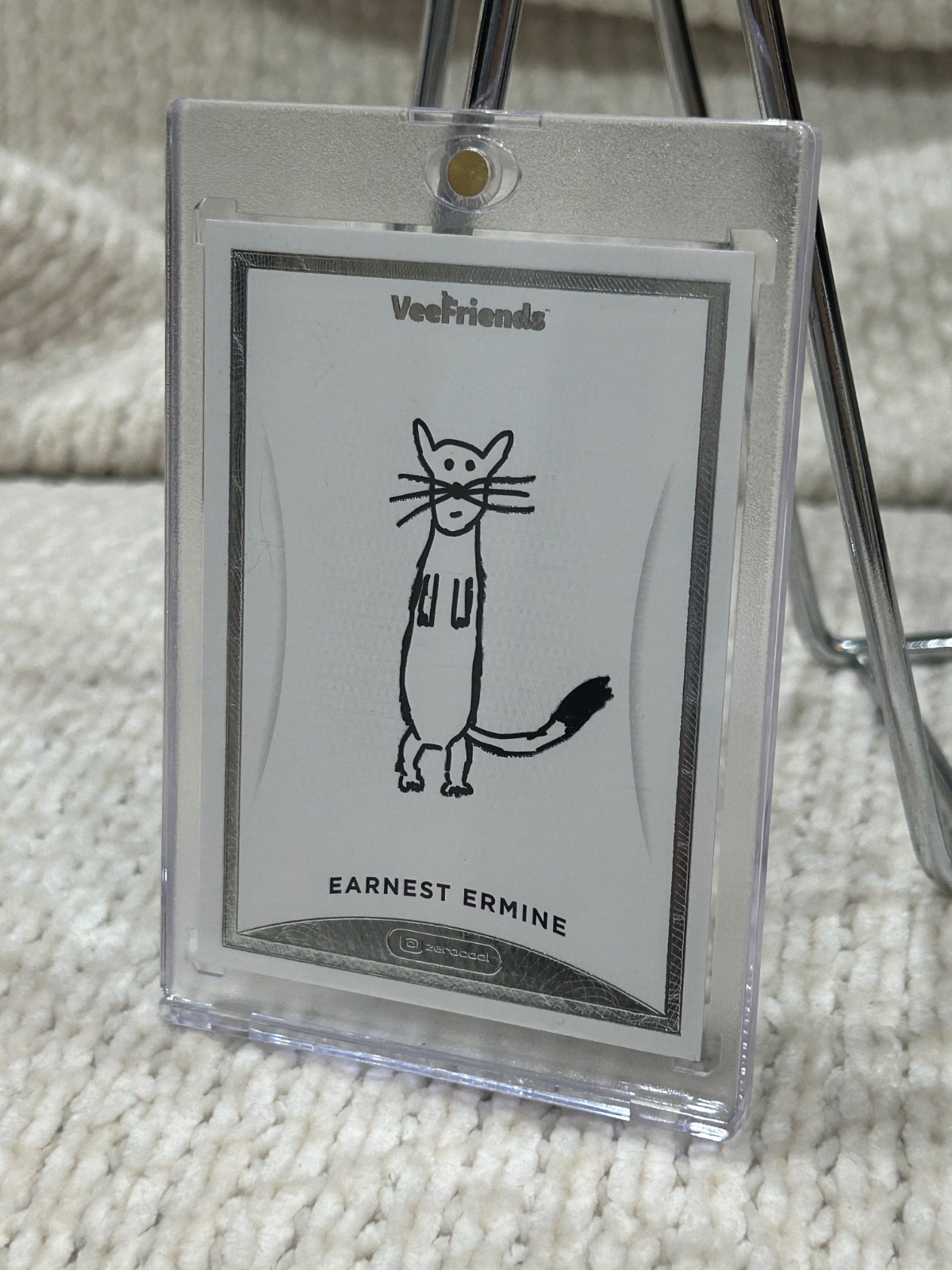 2022 zerocool VeeFriends SERIES 1 EARNEST ERMINE Base Card only 22 Made HTF