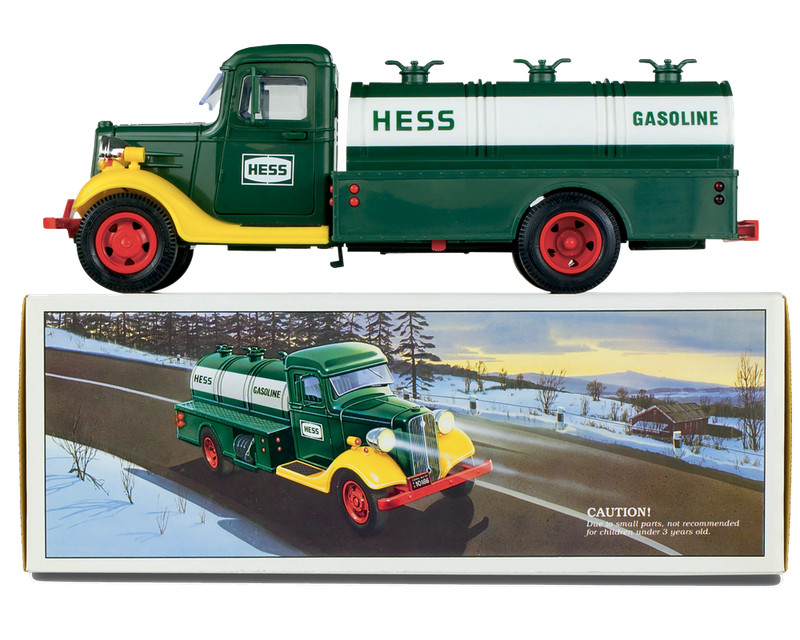 Vintage 1985 Hess Toy Truck 1933 First Truck Replica Working Lights Bank