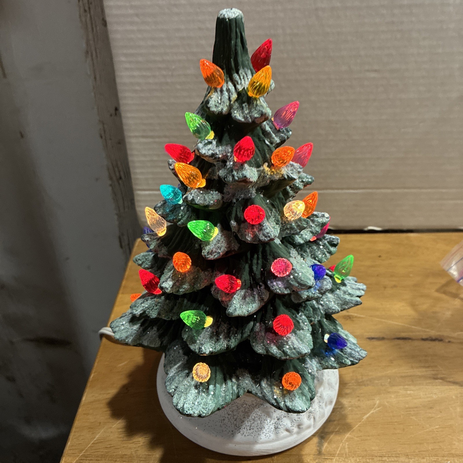 Vintage Green  Ceramic Christmas Tree  8\