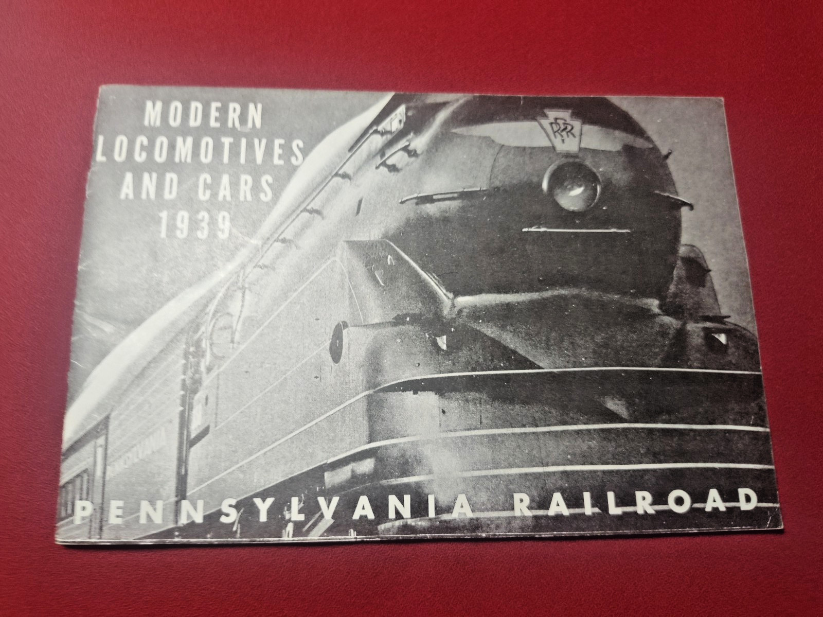 Pennsylvania Railroad Modern Locomotives and Cars 1939 brochure
