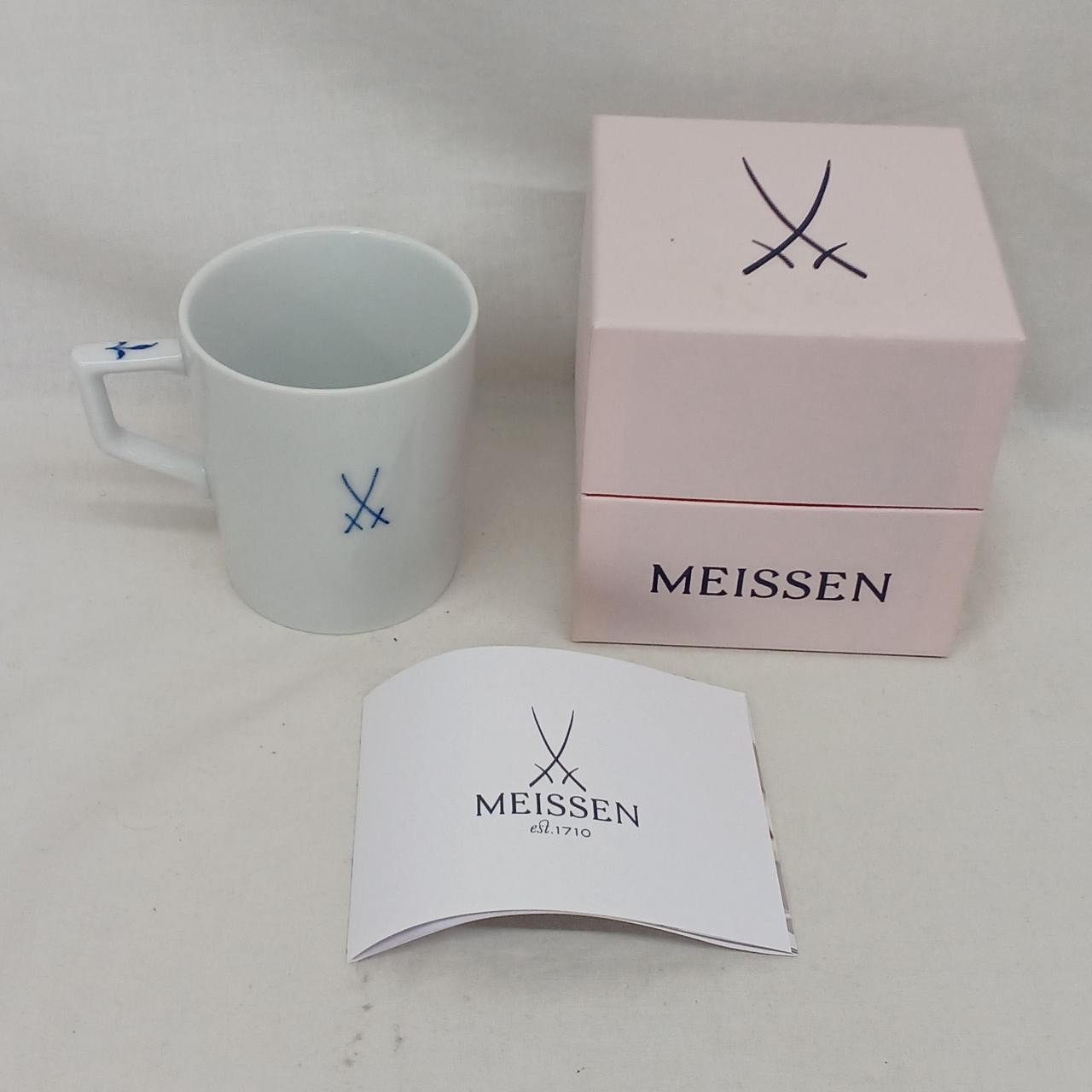 MEISSEN Blue Onion Mug