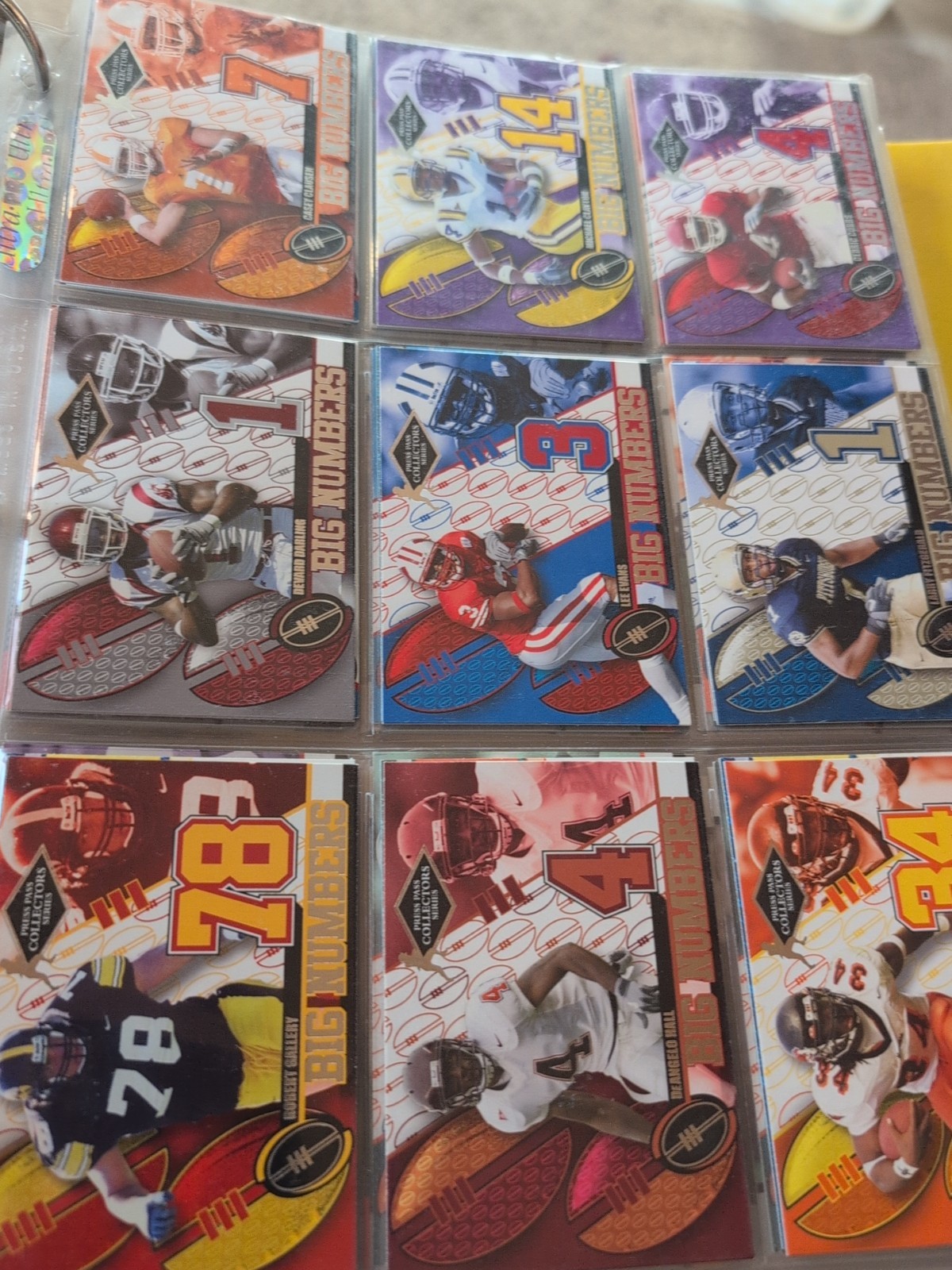 1000 Random Football Cards Lot