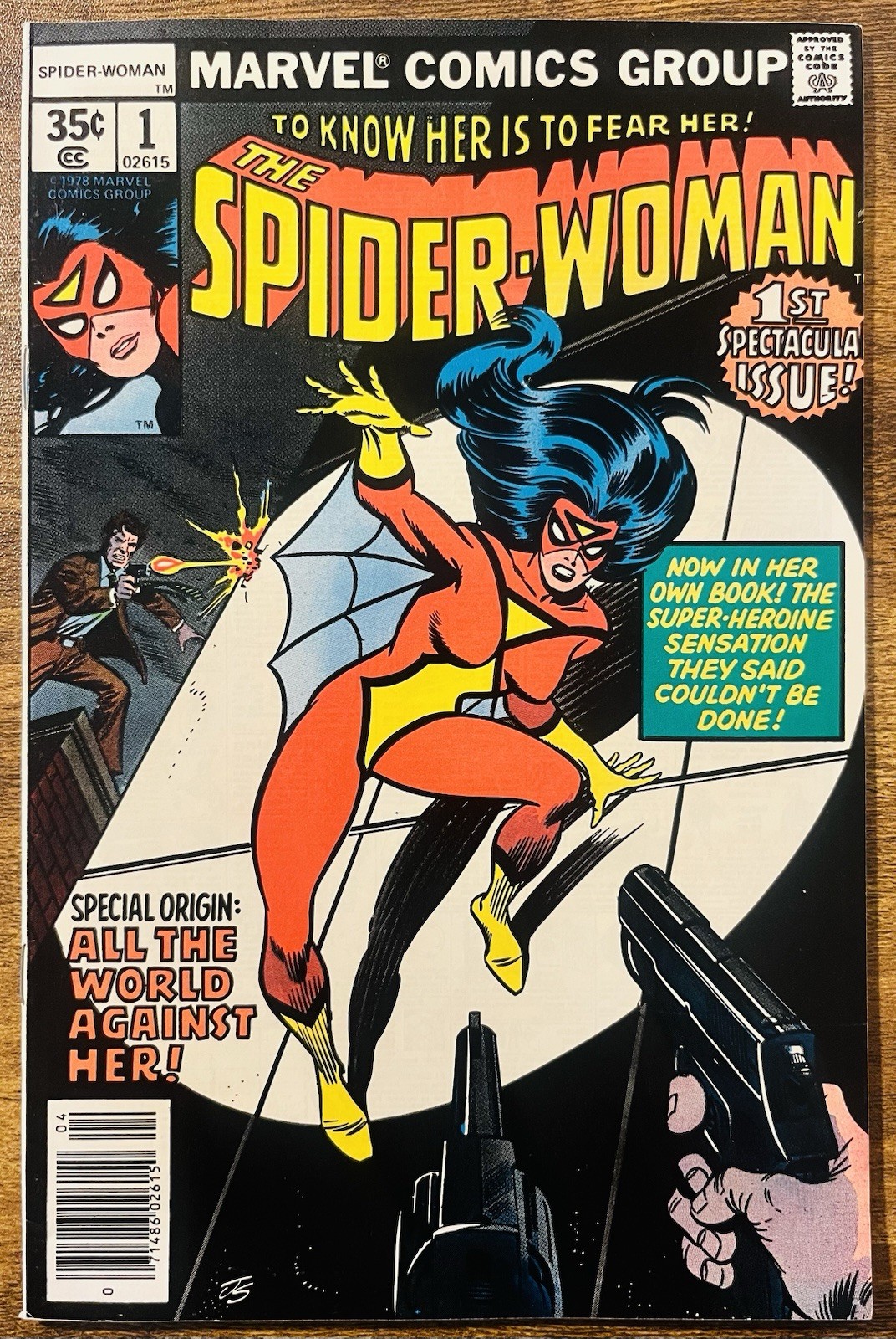 SPIDER-WOMAN 1 HIGHER GRADE 1ST SOLO APP OF JESSICA DREW MARVEL 1978 VINTAGE A
