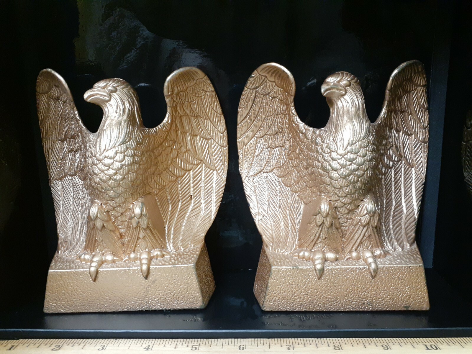 Vintage Bald Eagle Bookends 5.5