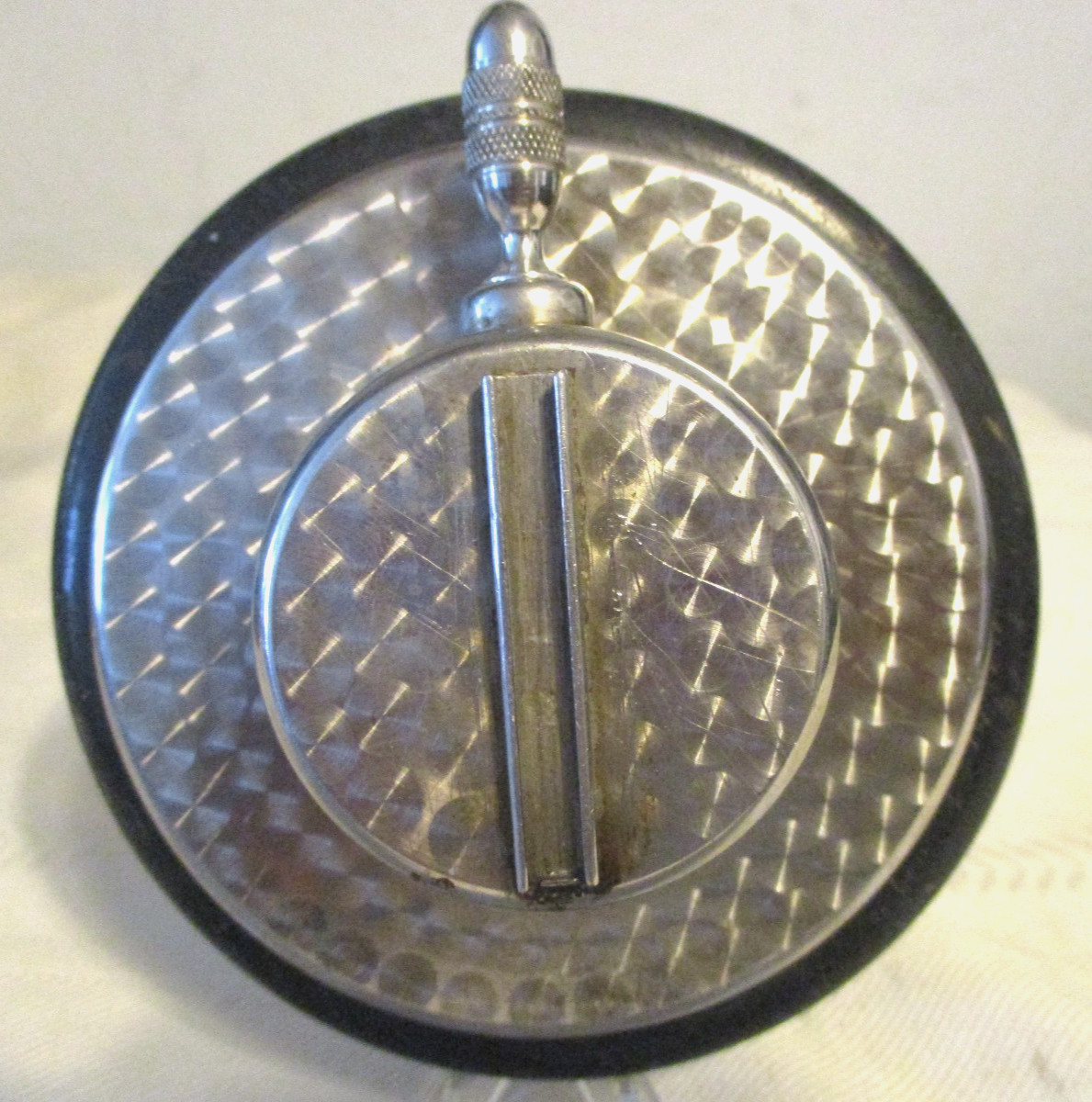 Vintage Art Dec Chrome Wall Lighter Striker 1930's
