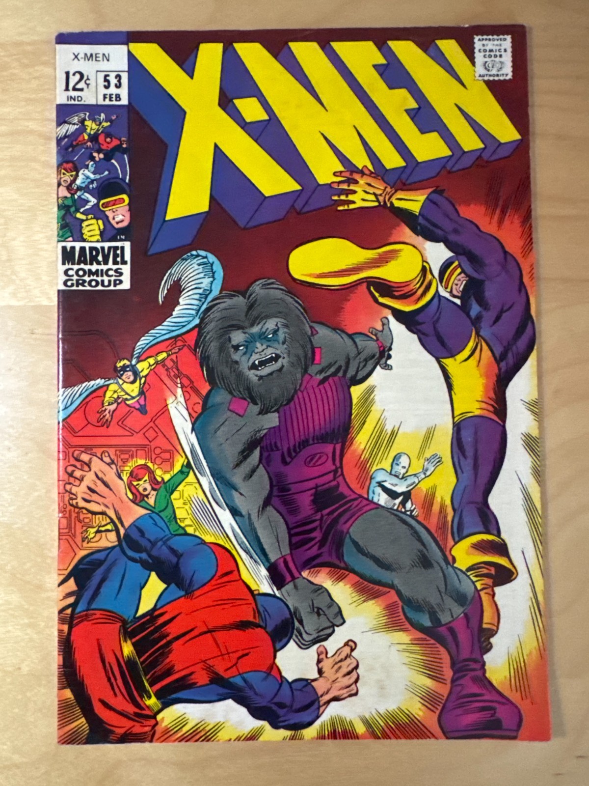 X-Men (1963) #53 1969 Marvel Silver Age Comic Book X-Men (1963) #53 1969 Marvel Silver Age Comic Book