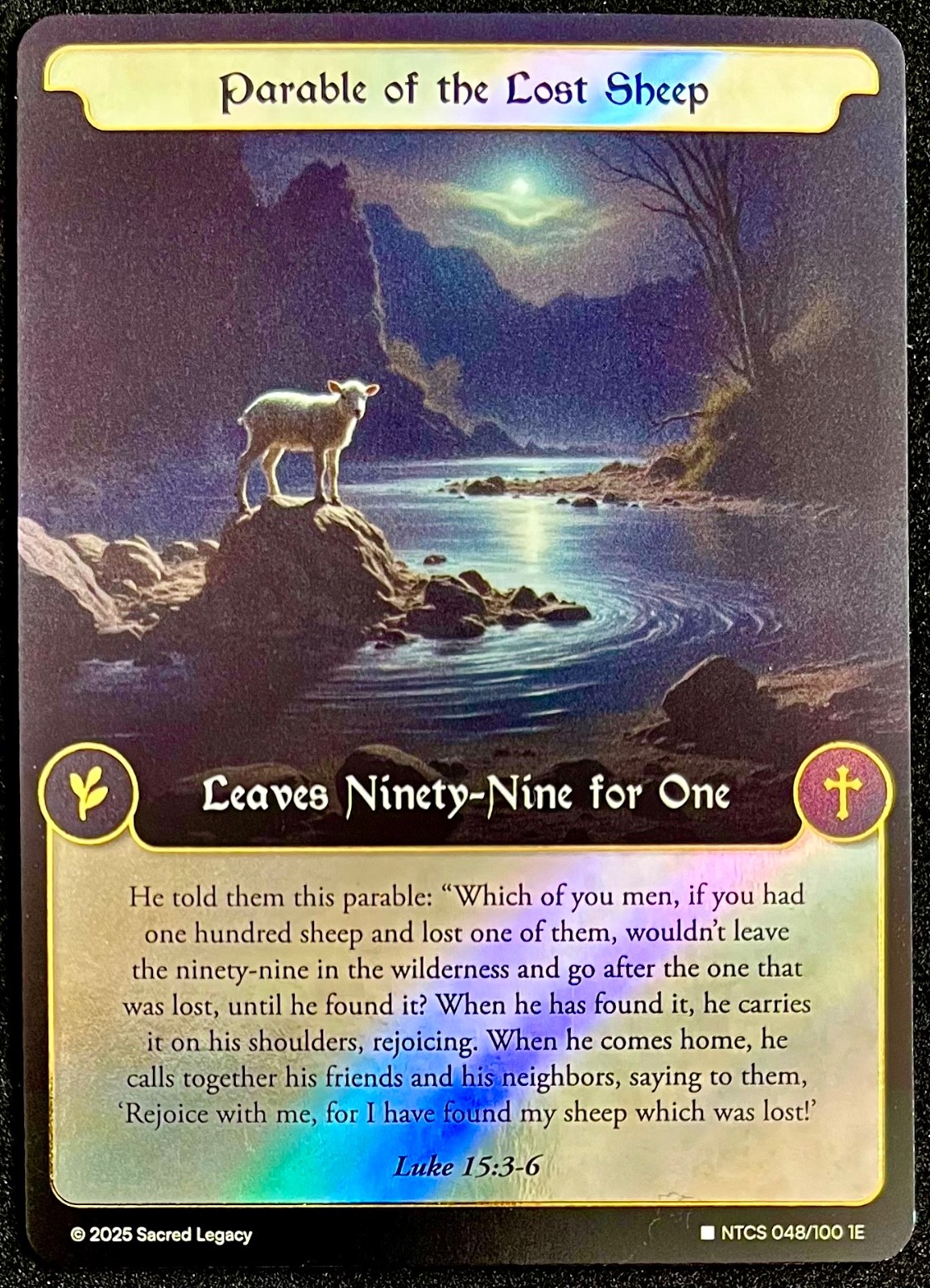 2025 Sacred Legacy Foil Card 48/100 Parable Of The Lost Sheep US Seller🔥🔥