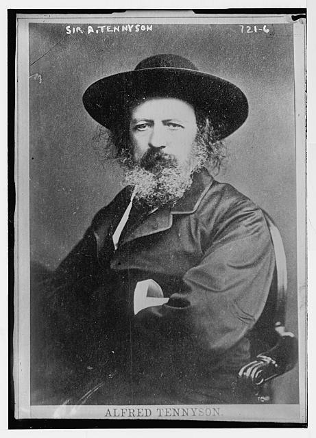Sir Alfred Tennyson c1900 Large Historic Old Photo