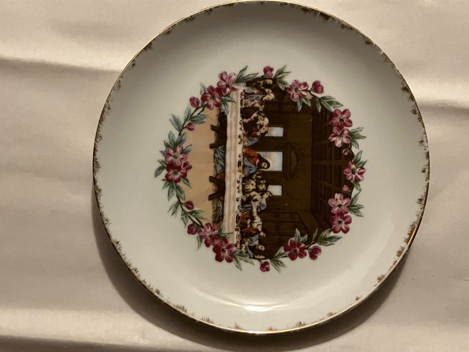 Jesus Christ “The Last Supper” Vintage Religious Plate 8\