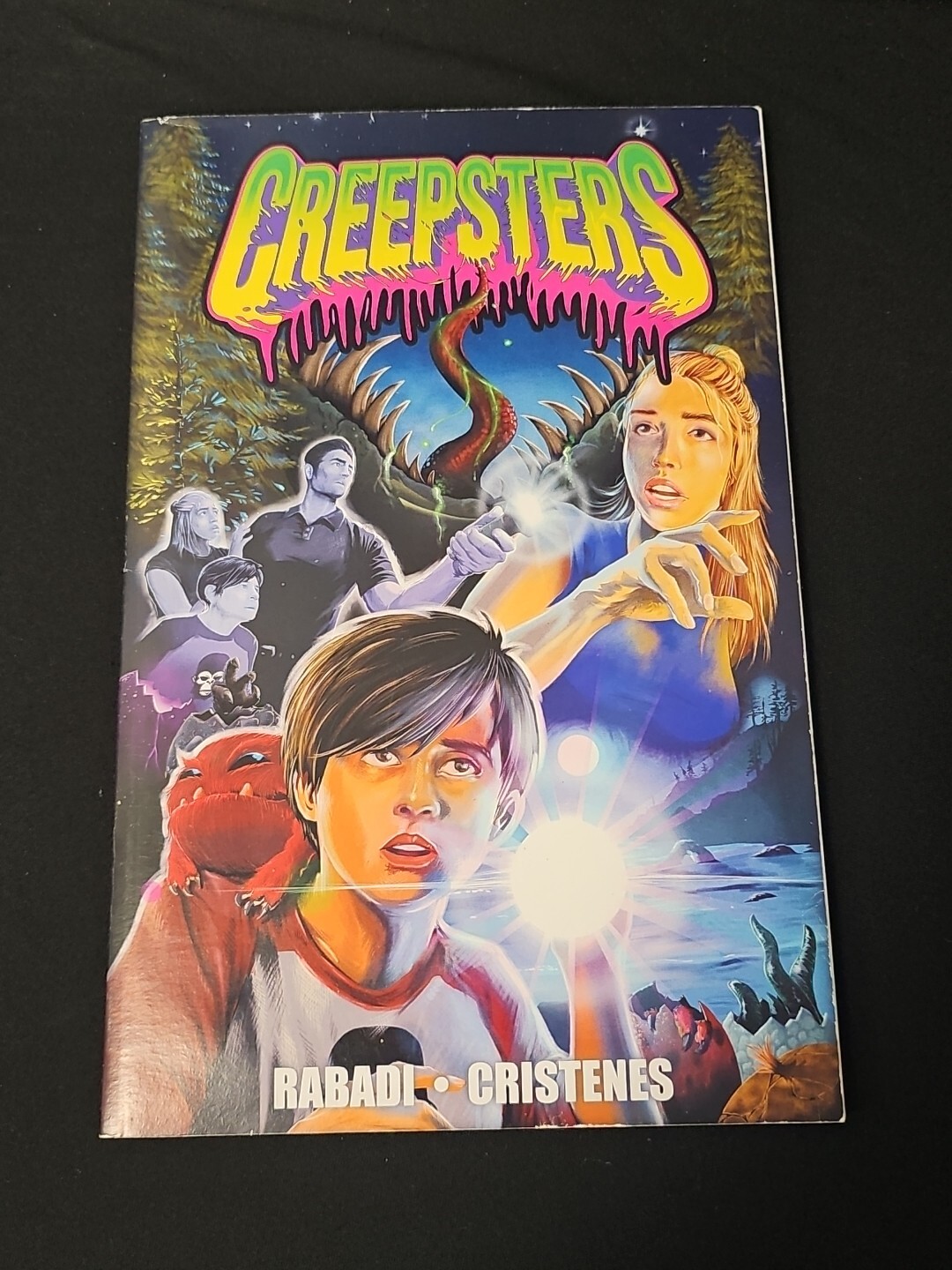 Creepsters Book One # 1 TPB Comic Book RARE HTF AUTOGRAPHED BY NASSER RABADI