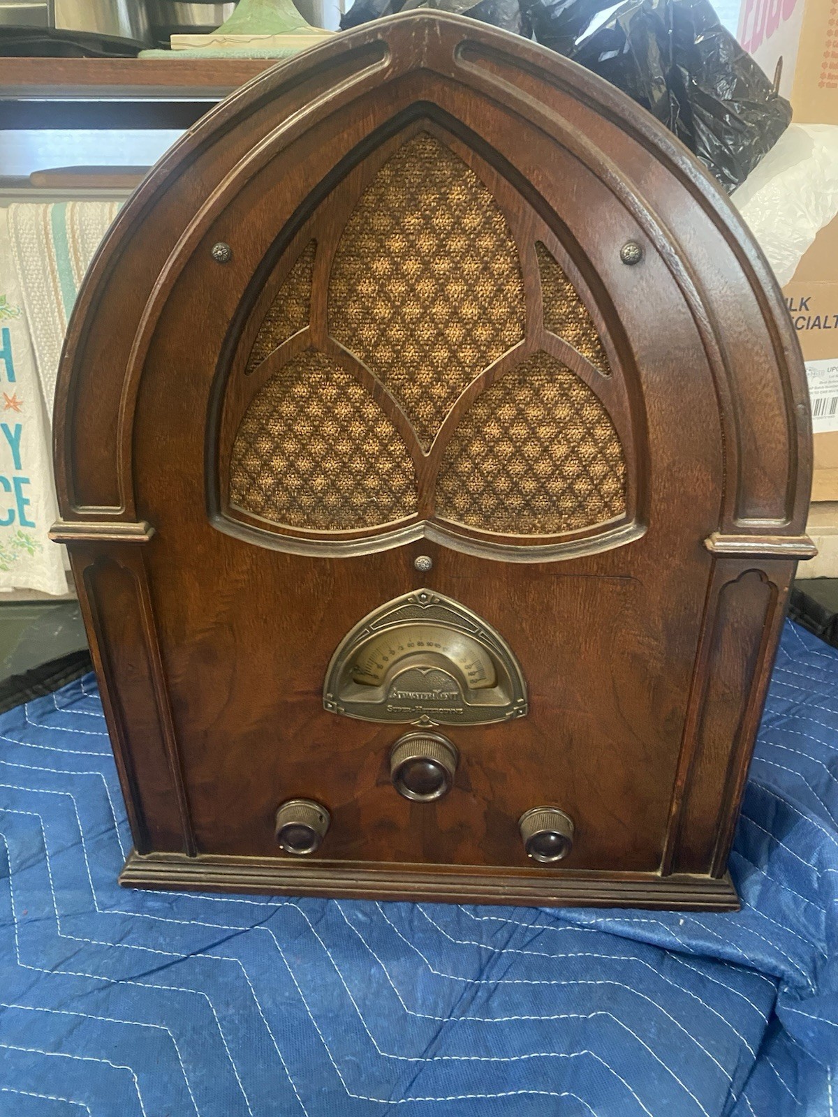 Super Minty 1930-31 Atwater Kent Model 84 Cathedral original finish