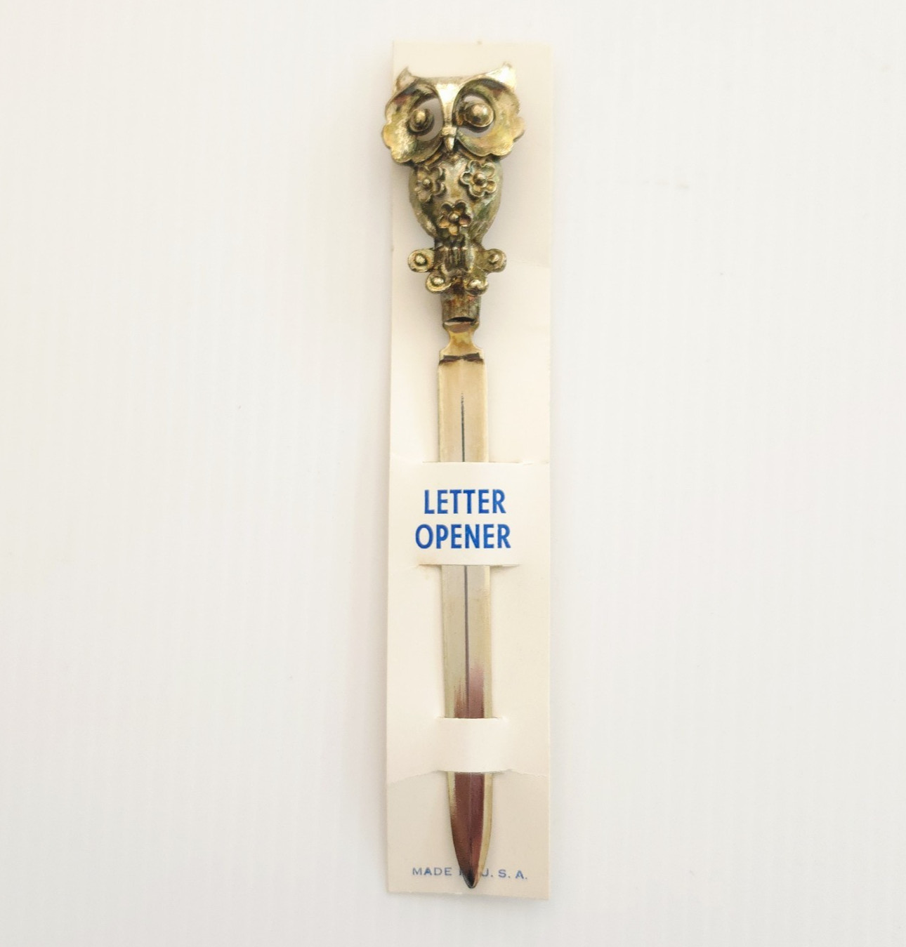 Vintage NOS Owl Letter Opener Desk Paper Knife Magic Wand Vintage NOS Owl Letter Opener Desk Paper Knife Magic Wand