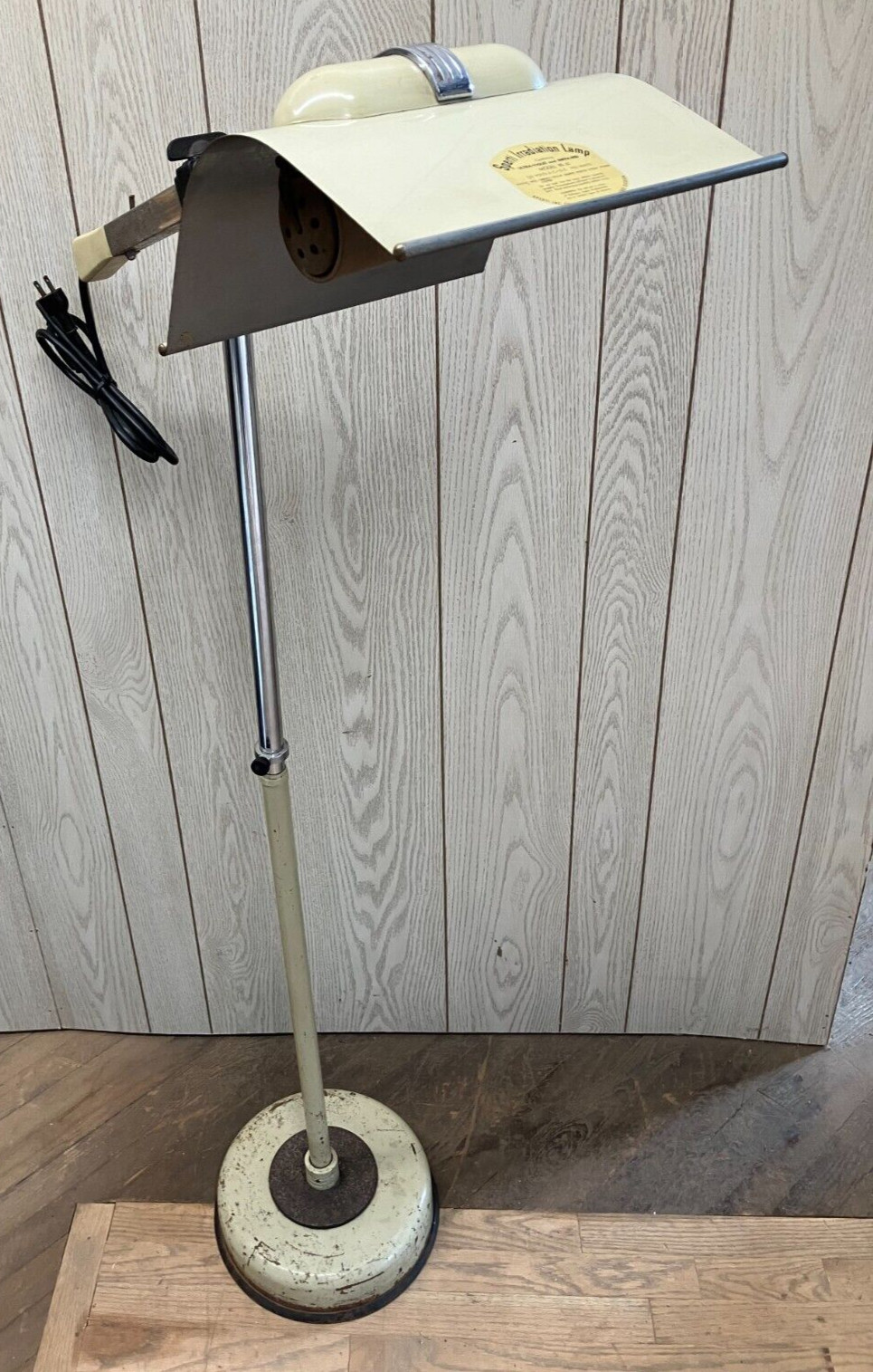 Vintage Sperti Irradiation Floor Lamp Model HI-41 Art Deco - Untested For Repair