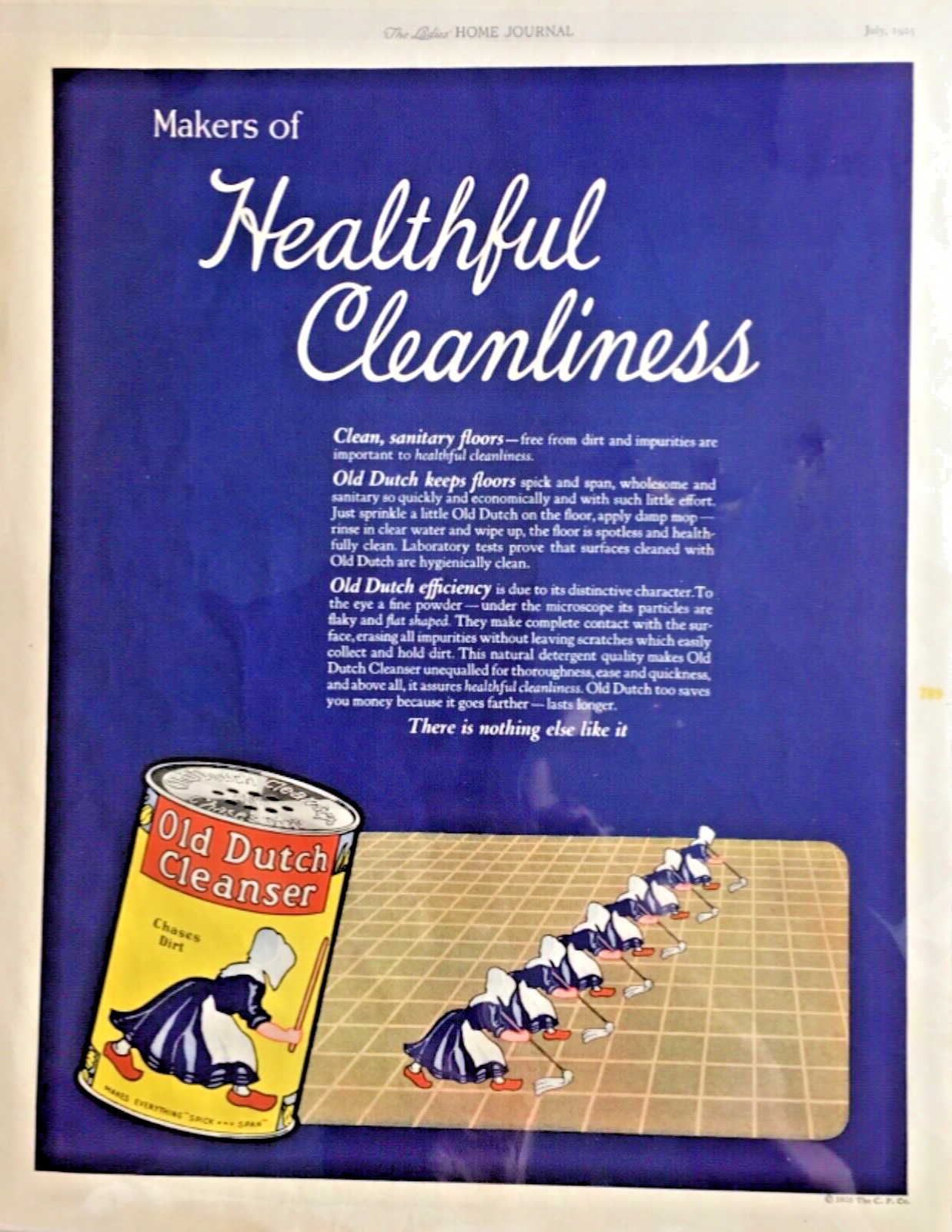 Vintage 1925 Old Dutch Cleanser Print Ad The Safeguard To Healthful Cleanliness Vintage 1925 Old Dutch Cleanser Print Ad The Safeguard To Healthful Cleanliness