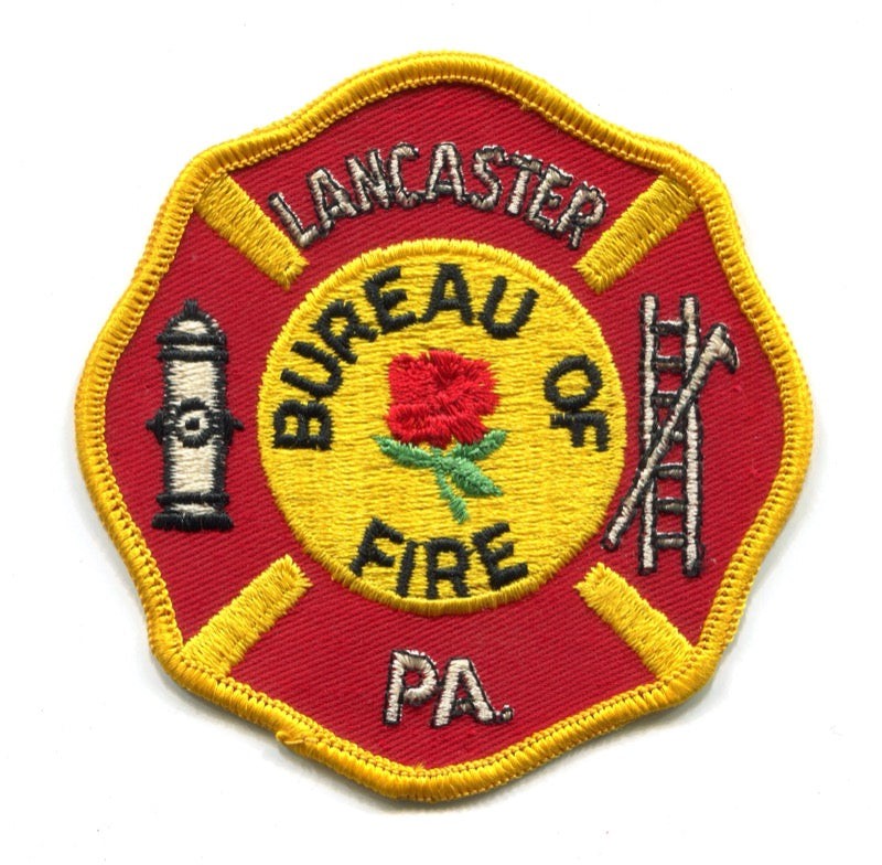 Lancaster Bureau of Fire Department Patch Pennsylvania PA v2 Lancaster Bureau of Fire Department Patch Pennsylvania PA v2