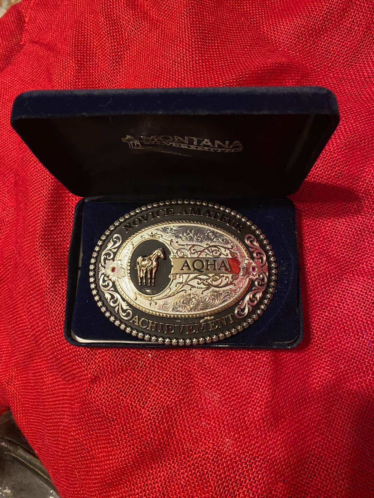 AQHA Achievement Belt Buckle trophy award Montana Silversmith SHIPS FOR FREE
