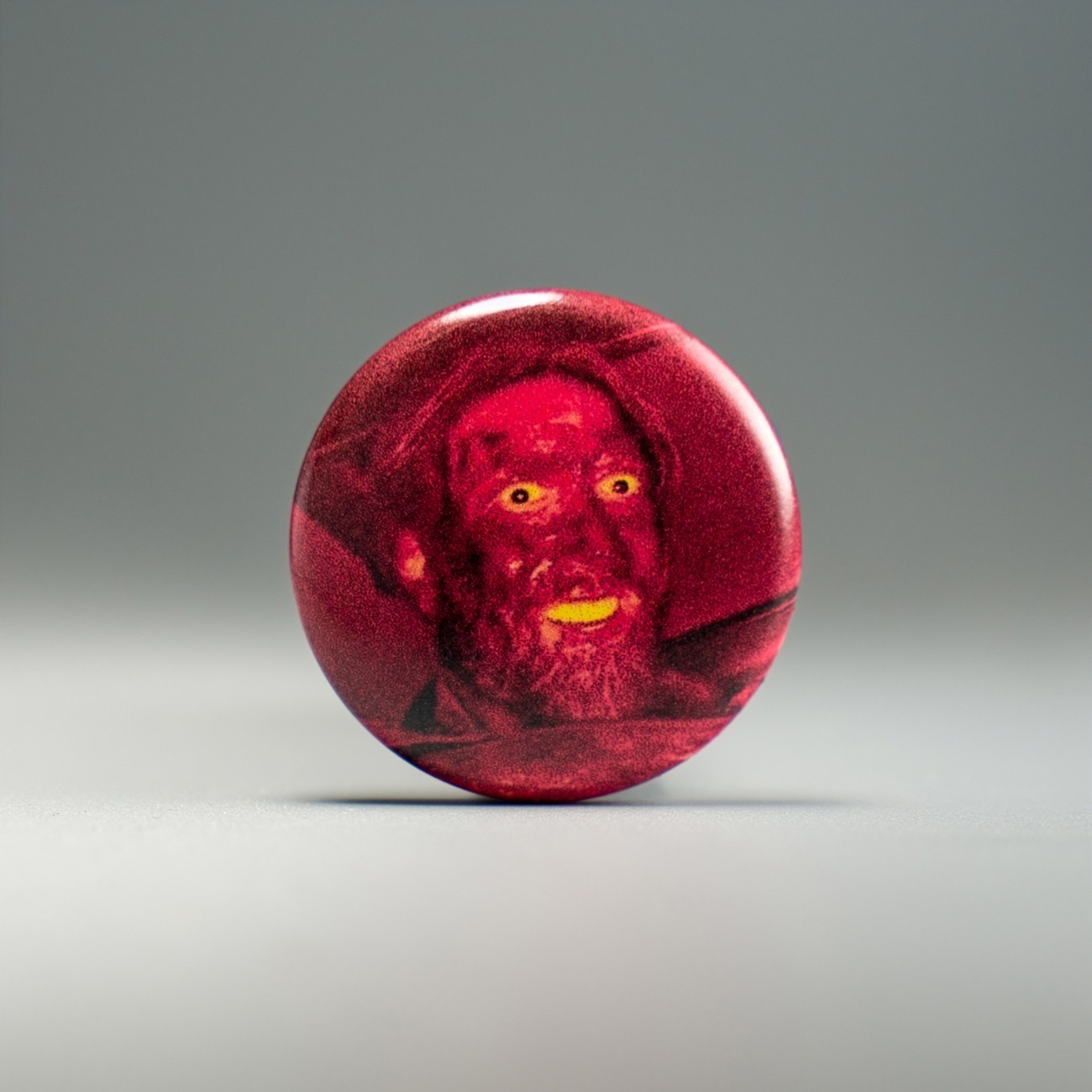 Mandy Bloody Face 1in Pin | Nicolas Cage 2010s Cult Horror