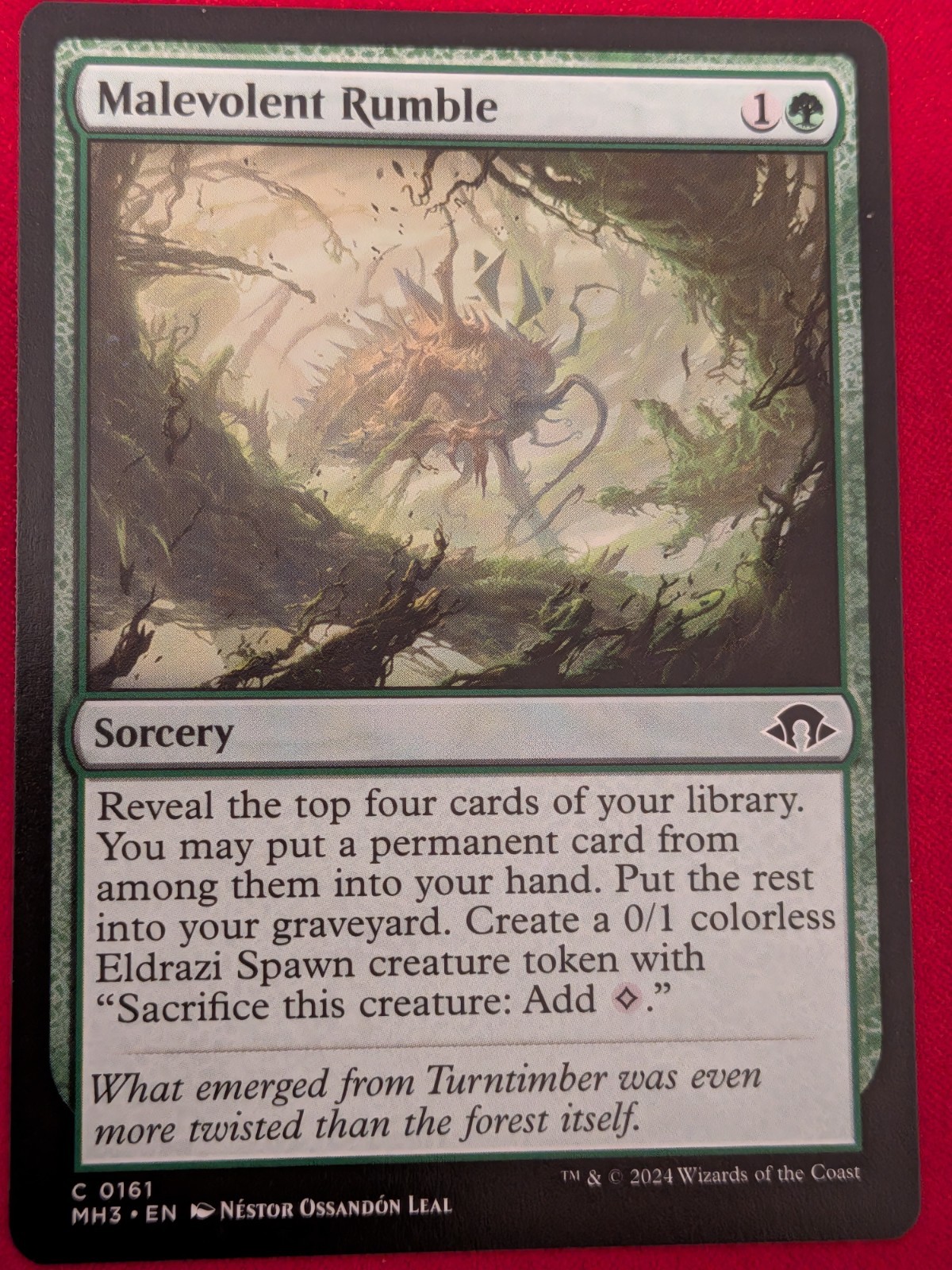 Malevolent Rumble C NM Modern Horizons 3 MTG