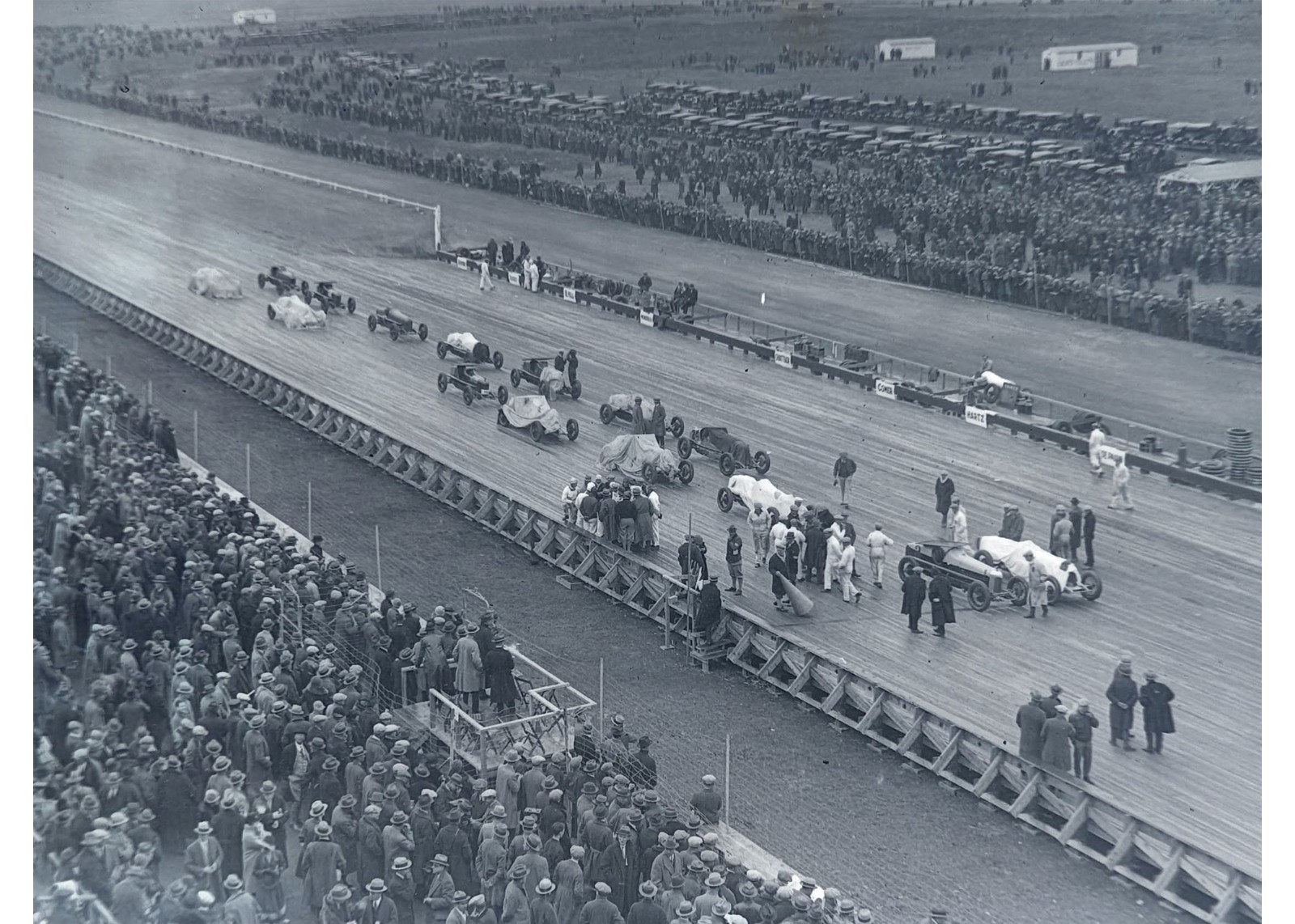 1925 Rockingham Park Board Track Car Races Salem NH Glass Plate Negative OOAK