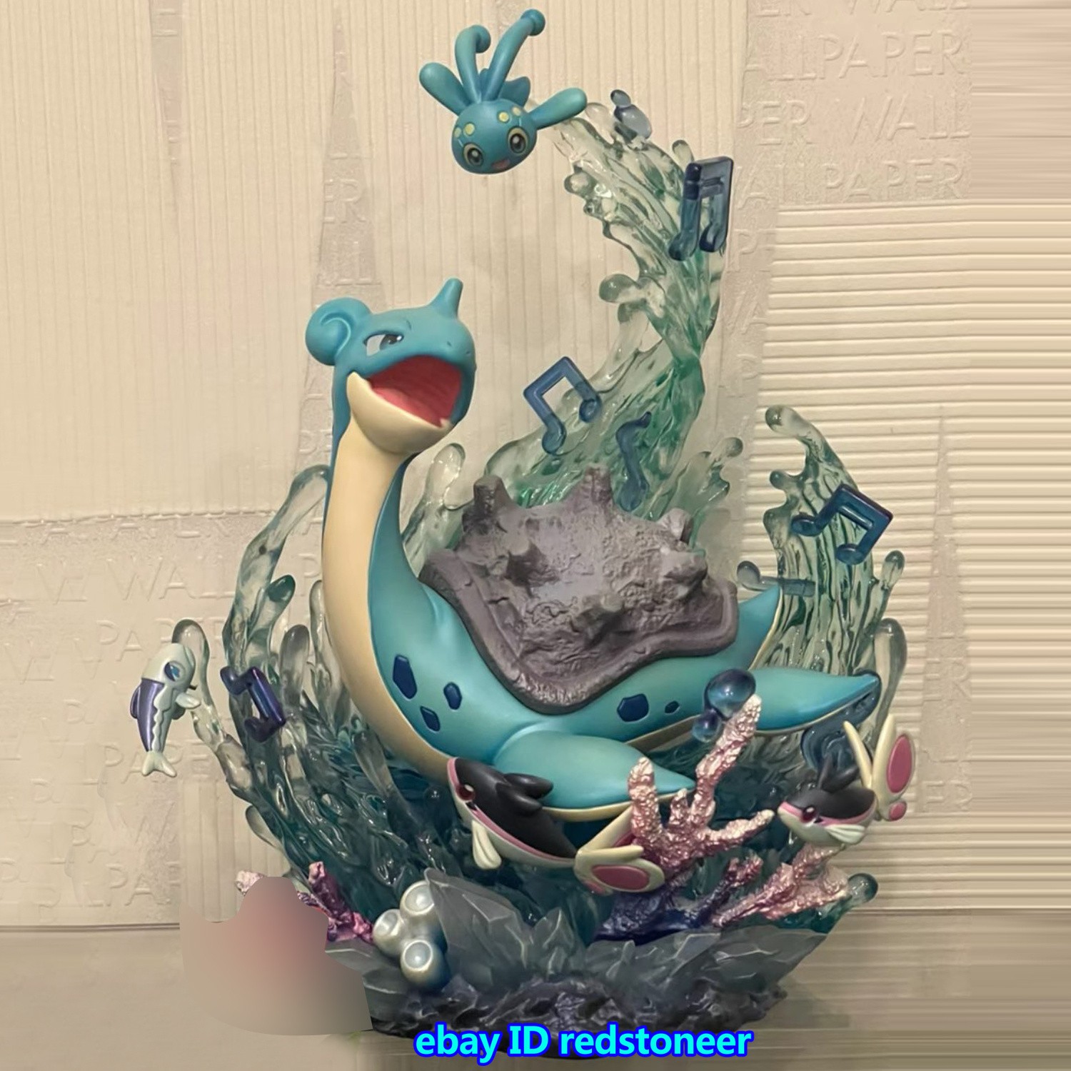 MOMO Studio Lapras Statue H22cm Elf Series Figure Anime Model Collection MOMO Studio Lapras Statue H22cm Elf Series Figure Anime Model Collection