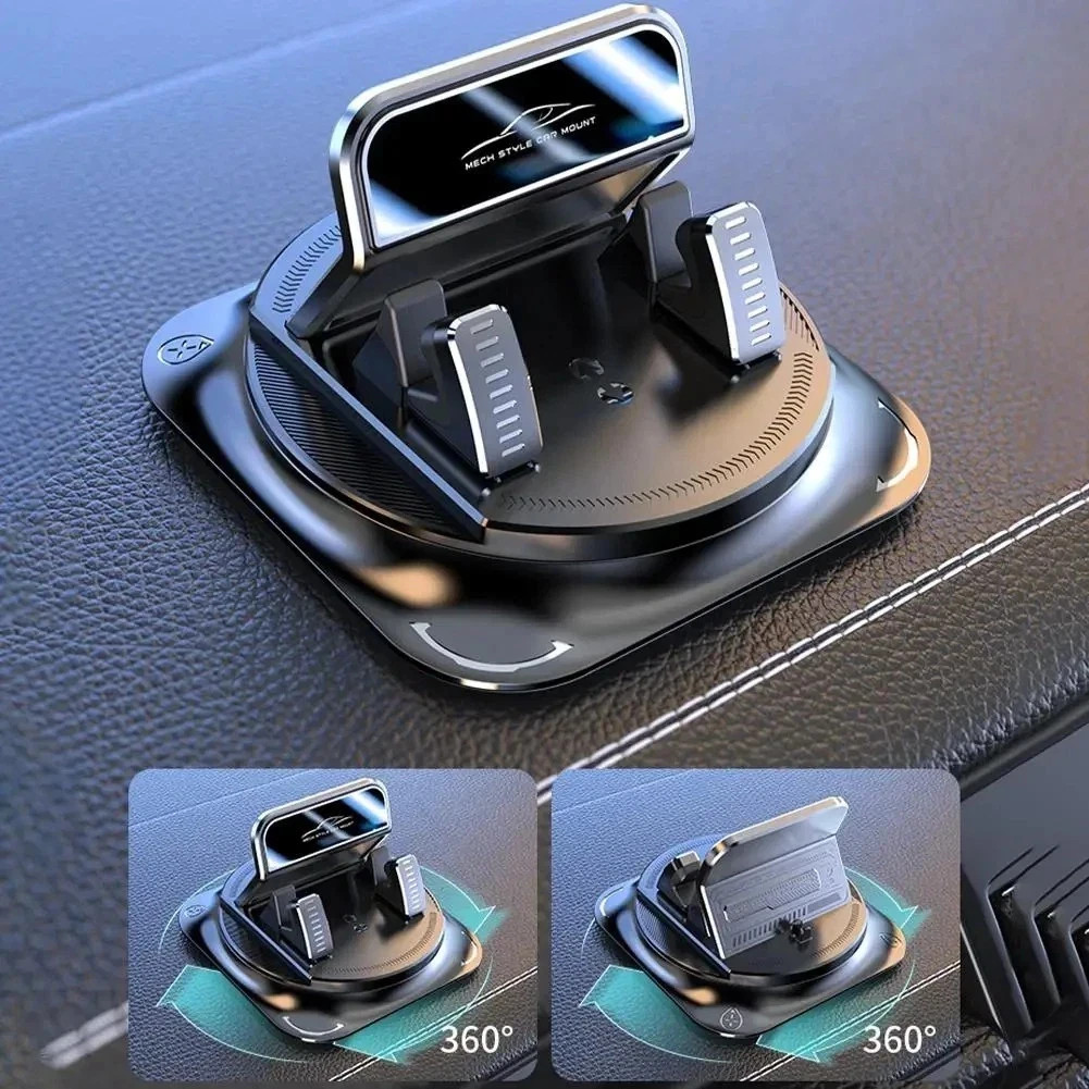 Car Phone Holder 360 Degree Rotation, Navigation Dashboard Mount Black1 Pc Car Phone Holder 360 Degree Rotation, Navigation Dashboard Mount Black1 Pc