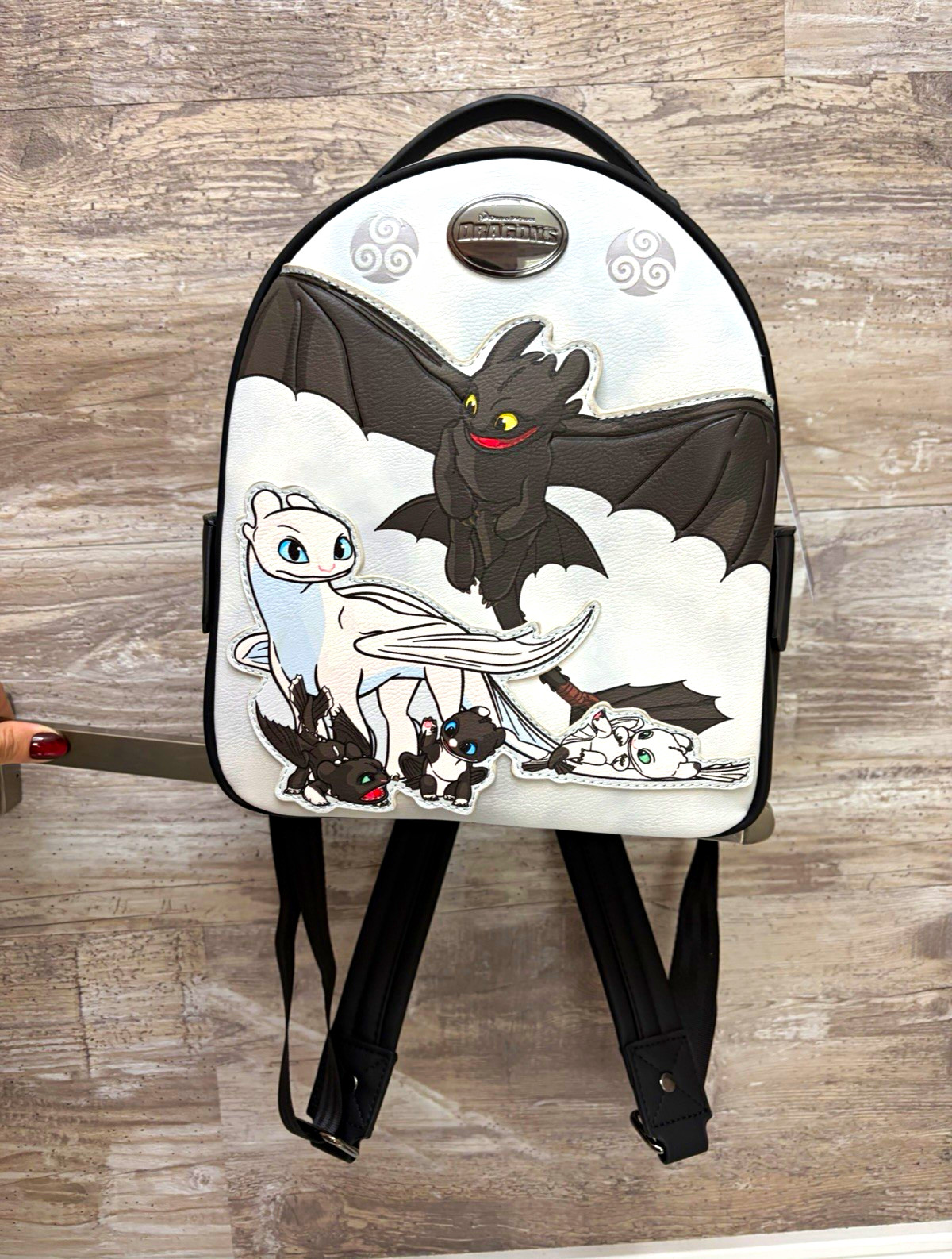 Dreamworks How to Train Your Dragon Toothless & Light Fury Family Mini Backpack Dreamworks How to Train Your Dragon Toothless & Light Fury Family Mini Backpack
