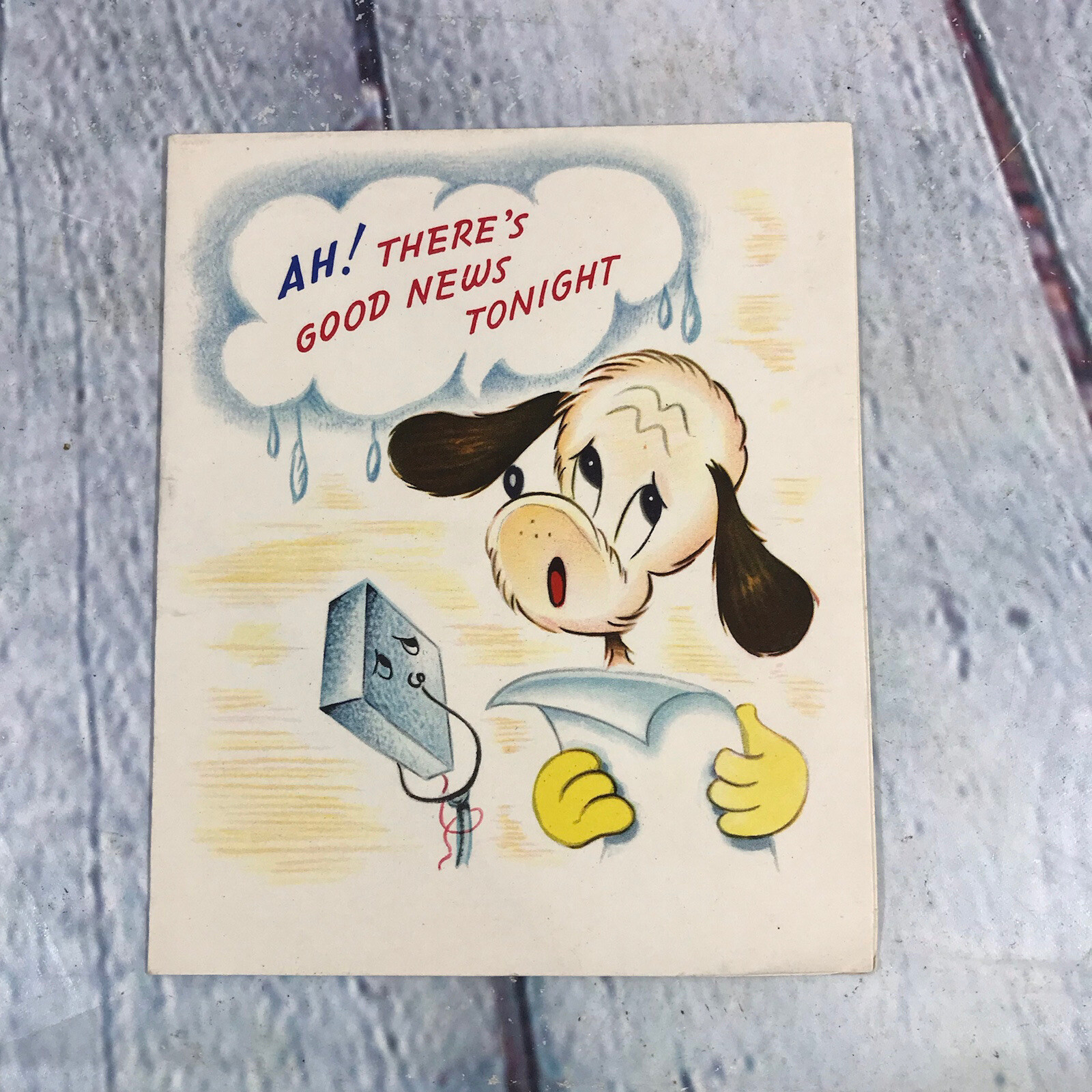 Vintage Birthday Greeting Card Comics on Parade Dog Made in USA Paper Ephemera