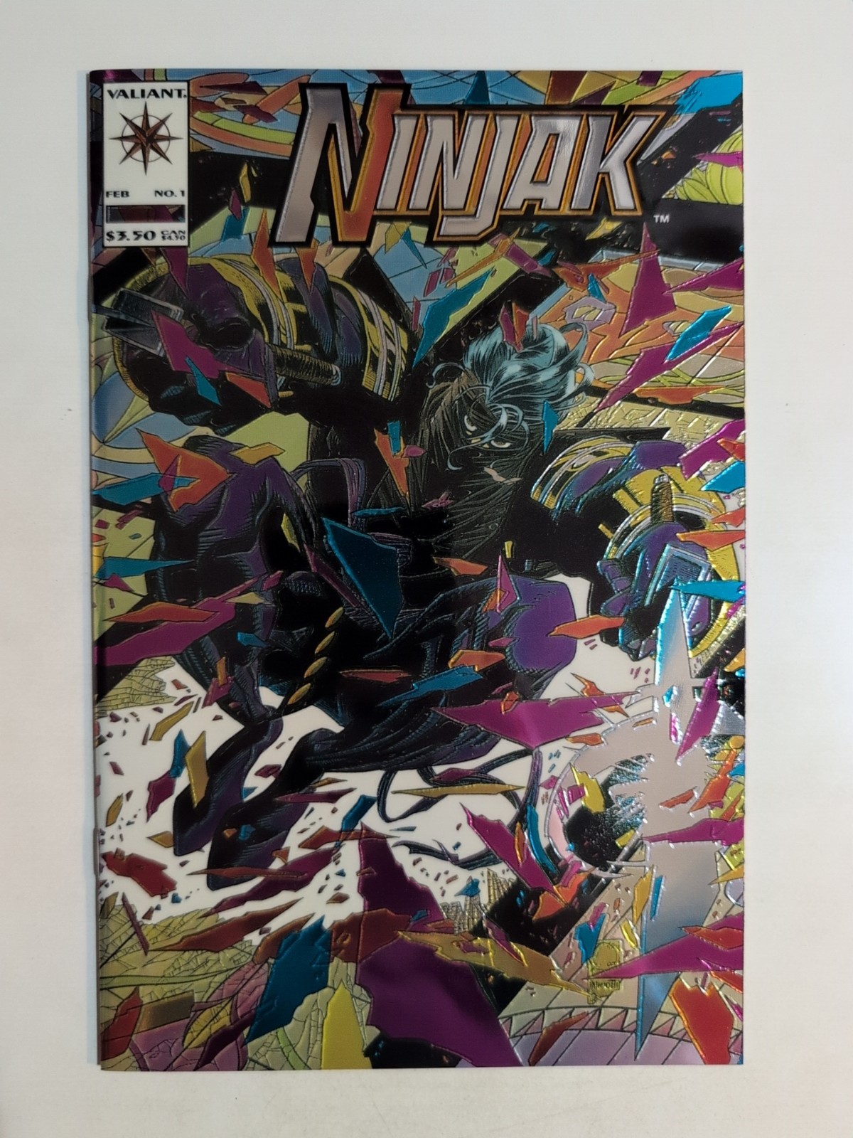 Ninjak #1 Chromium Cover Comic Valiant Comics 1994