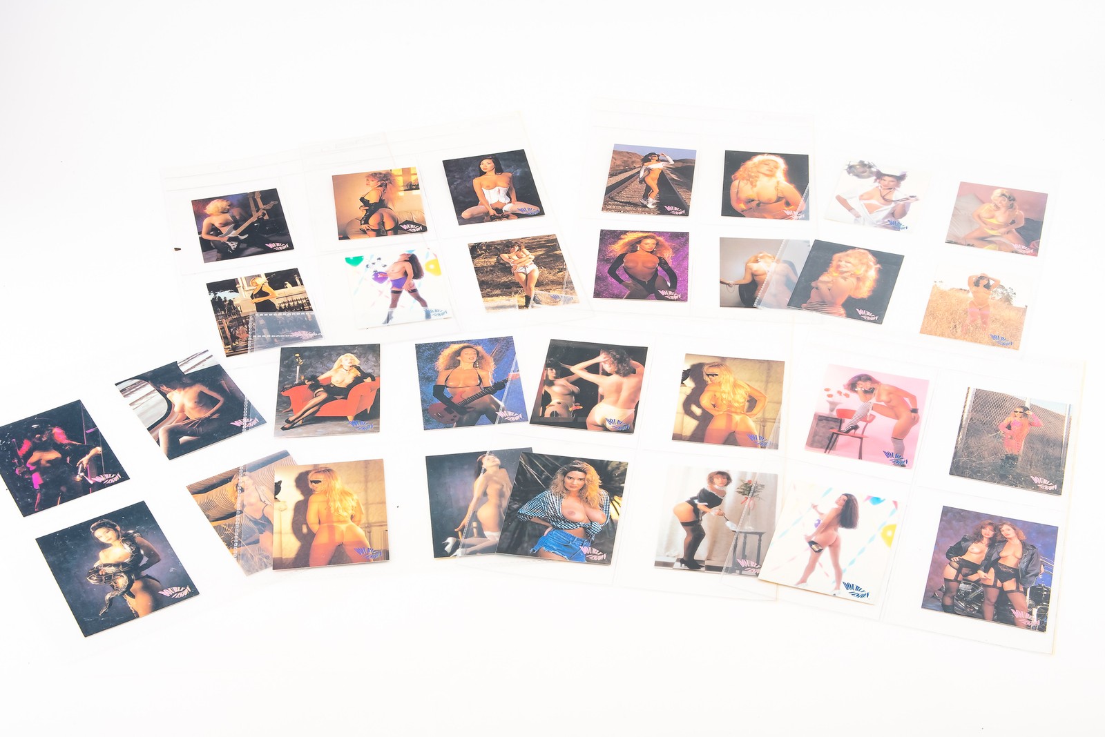 Double Vision 1993 3D Damsels 30 AdultTrading Cards in Plastic Pages V29
