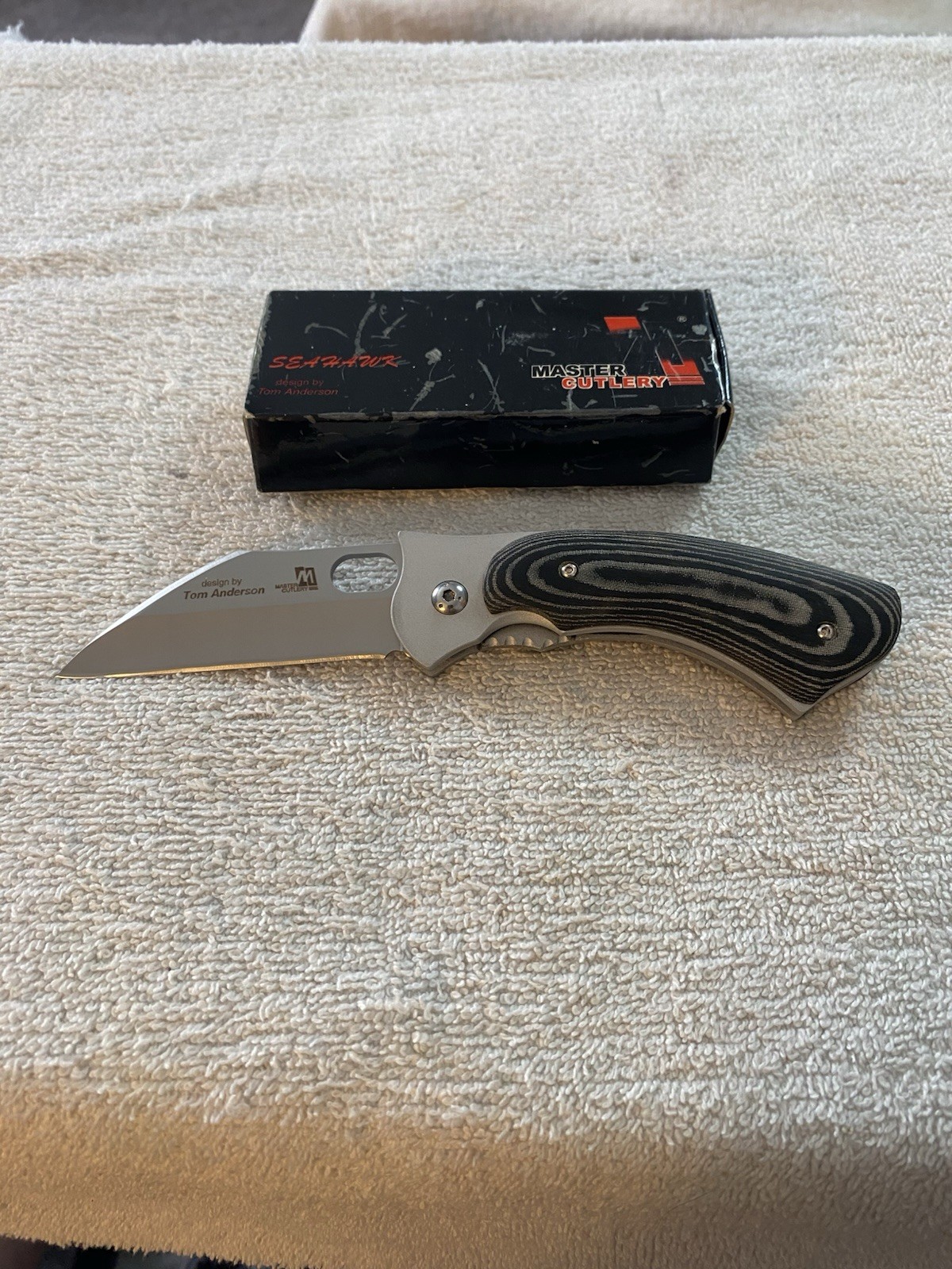Master Cutlery Tom Anderson Design TA-7 Folding Lock Blade Pocket Knife $9.