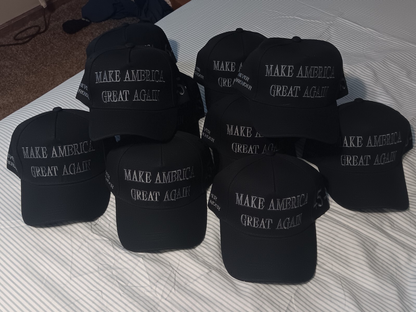 Donald Trump Elon Musk DARK MAGA HAT 2 for $24.99